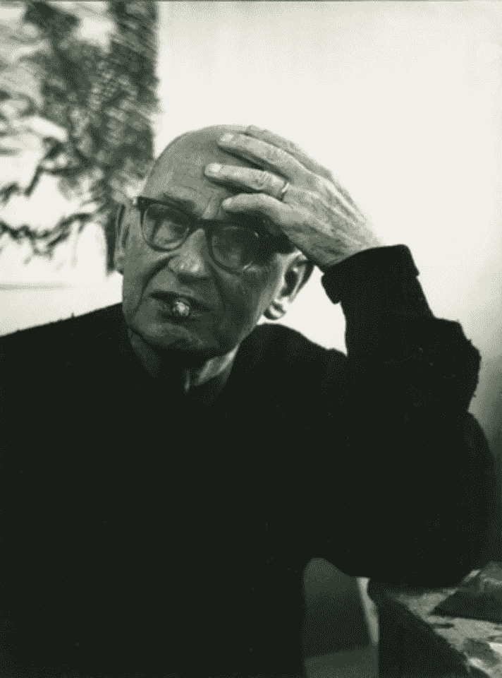 Jan Altink - Zelfportret met sigaret (in het echt)