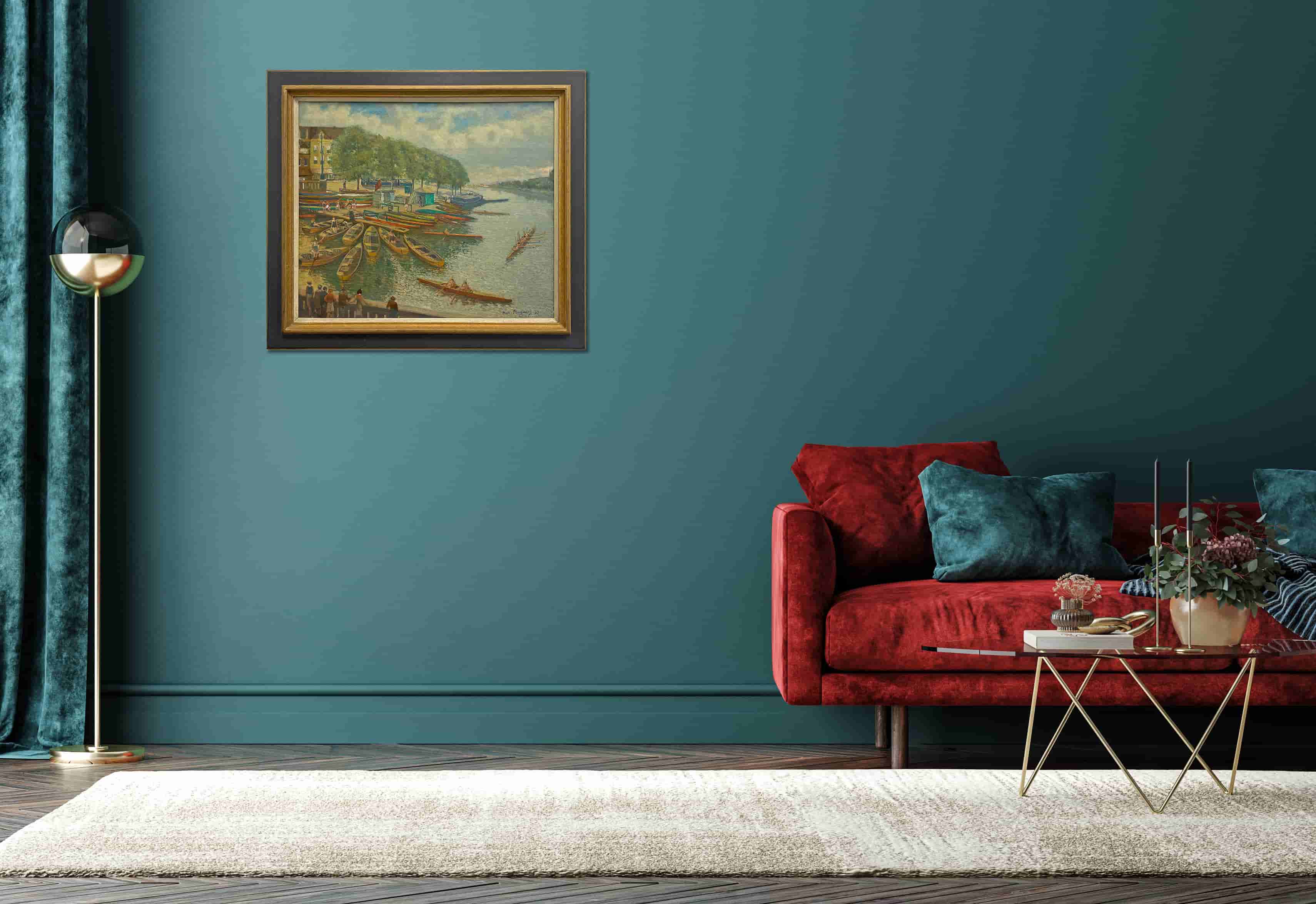 Toon Pluijmers - Gezicht op de Amstel (in interieur)