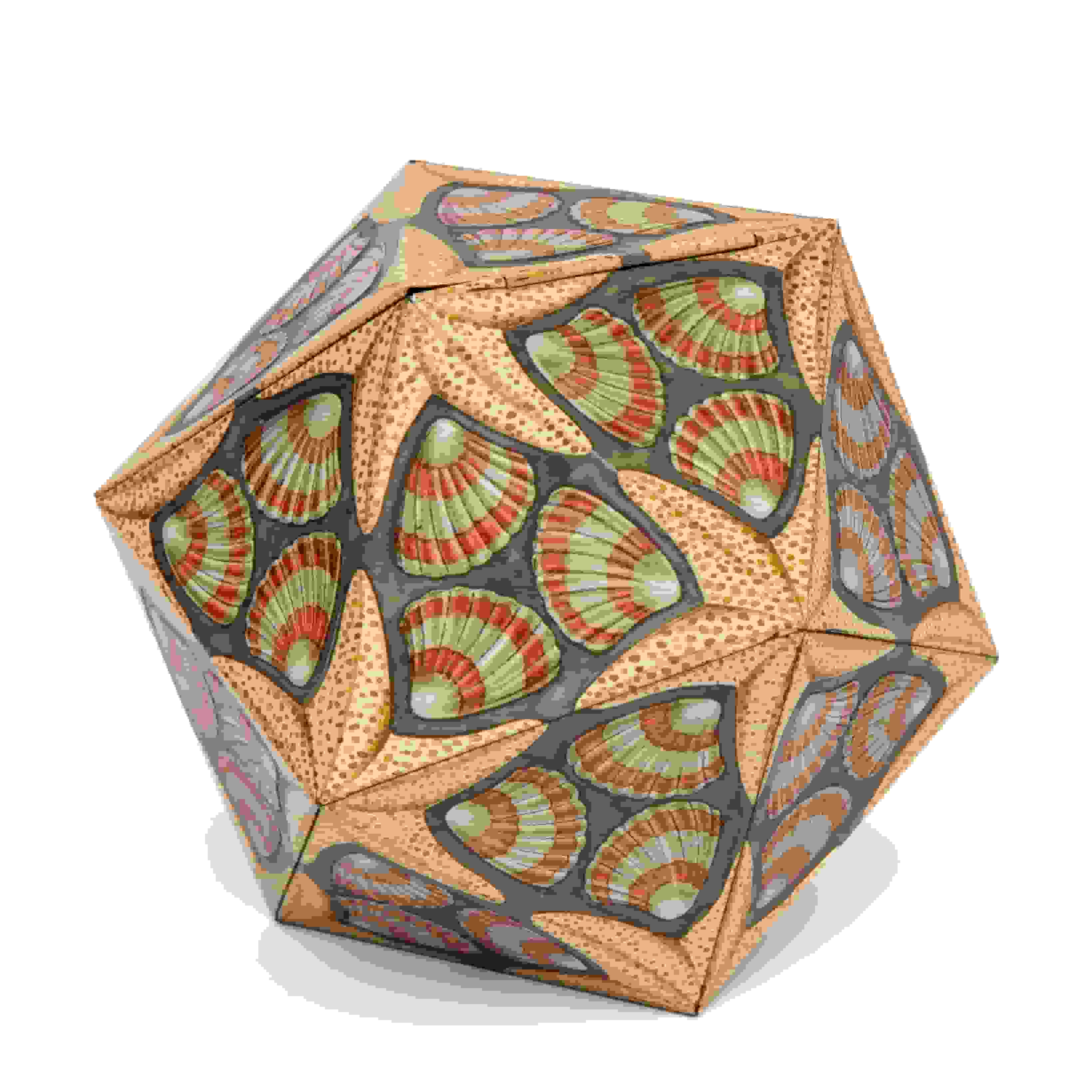 Icosaëder (in mint conditie, incl. papieren aan de binnenzijde)