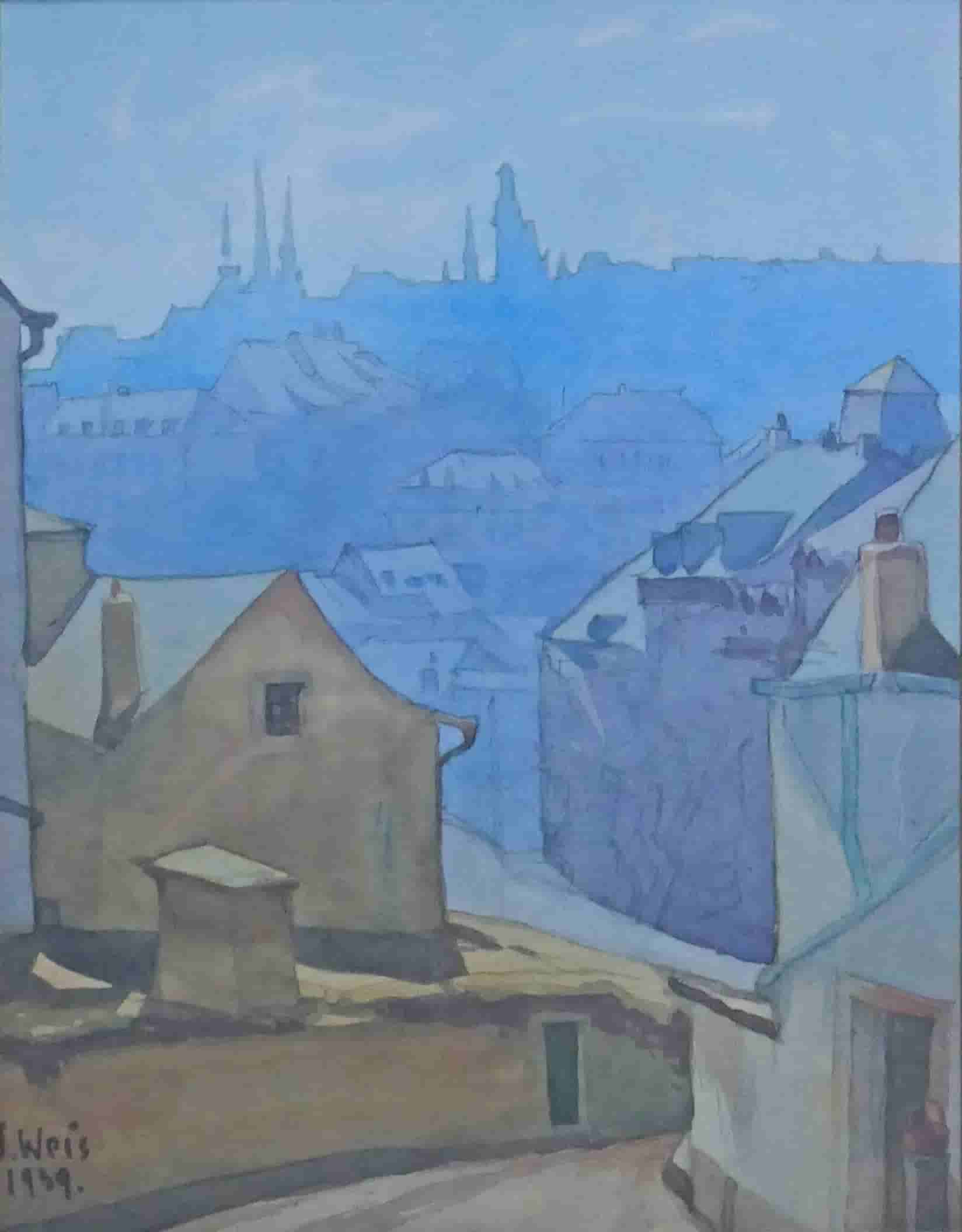 Sosthène Weis - Luxemburg Stad (zonder lijst)