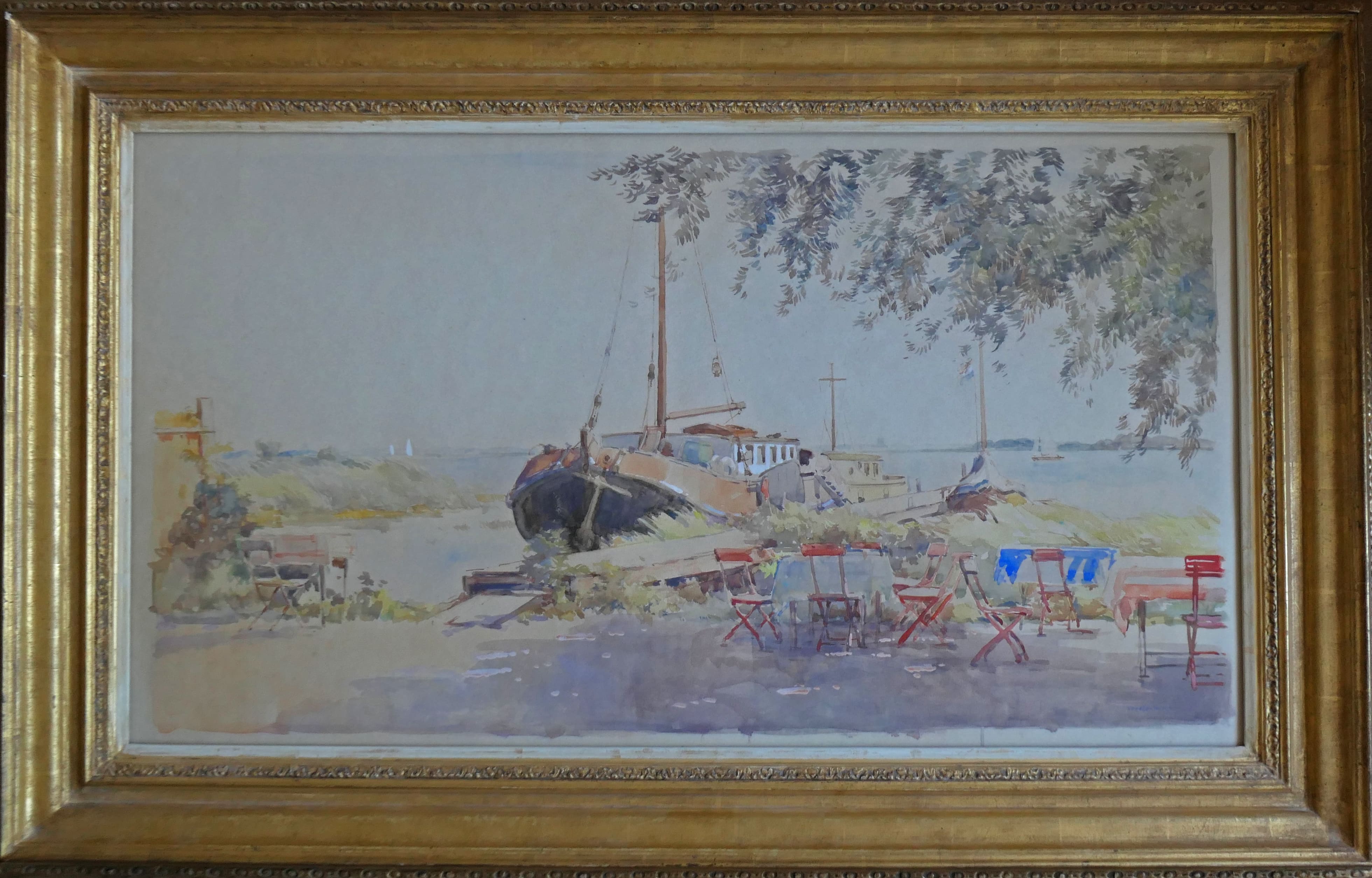 Loosdrecht in de zomer zonder lijst