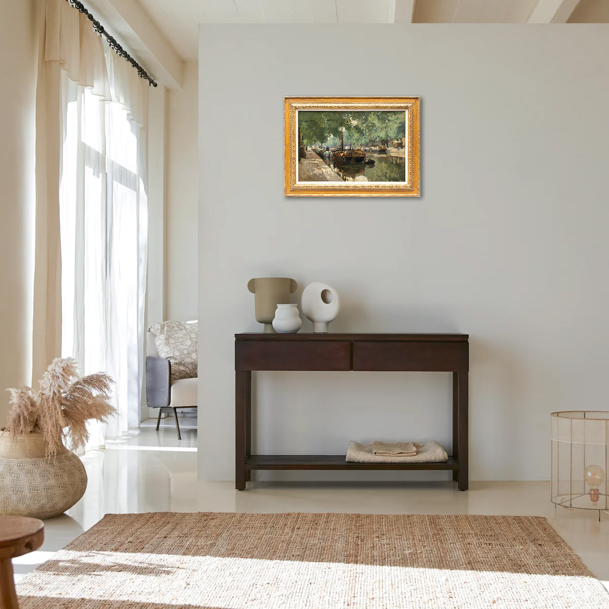 Keizersgracht te Amsterdam zonder lijst