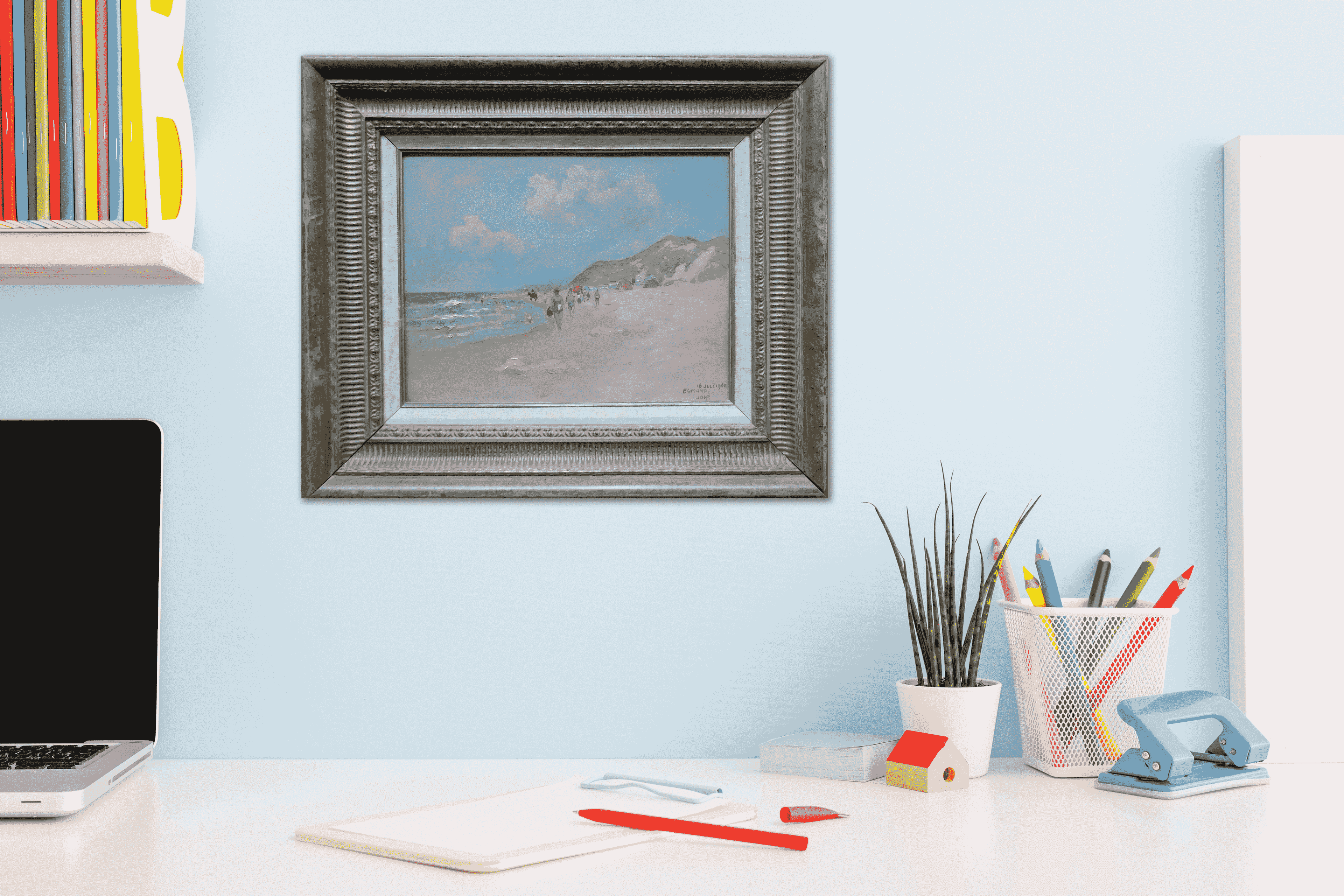 Johannes Elsinga - Strand Egmond (in interieur)