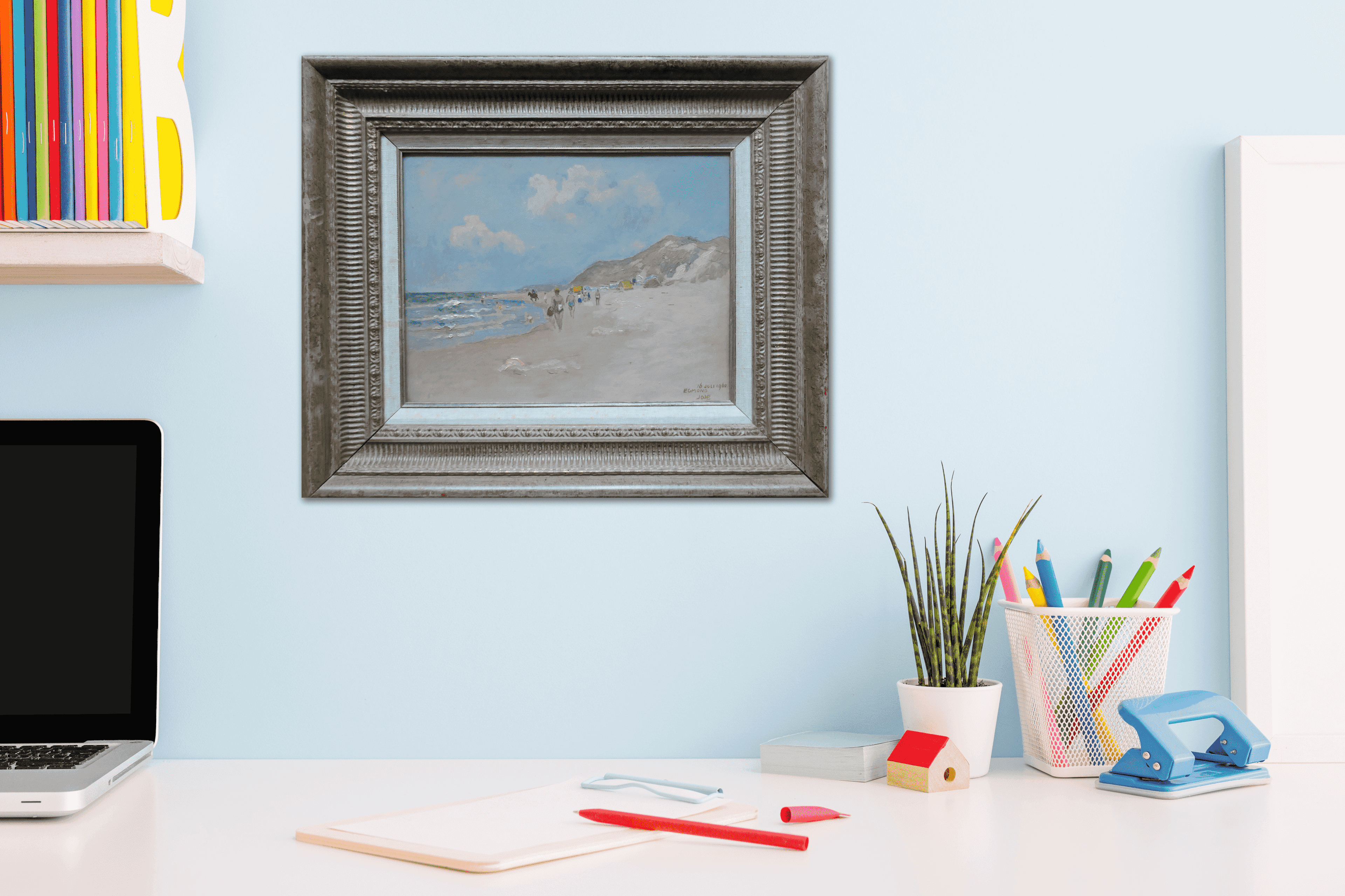 Johannes Elsinga - Strand Egmond (in interieur)