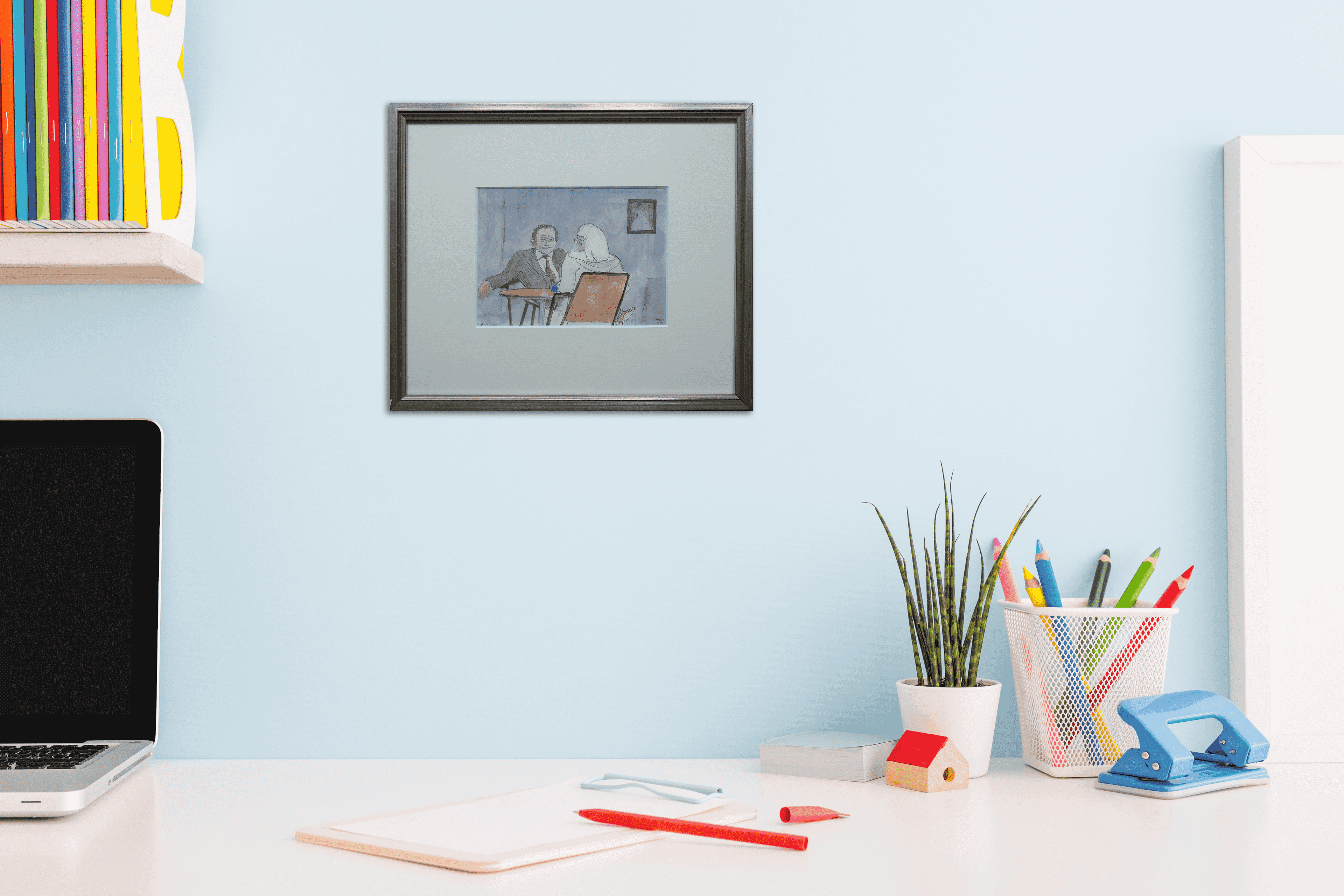 Harm Kamerlingh-Onnes - Conversatie (in interieur)