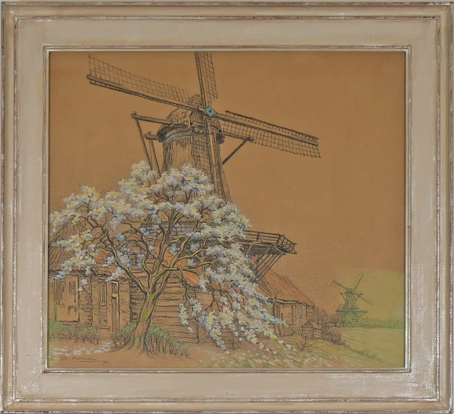 Molen de Passiebloem te Zwolle zonder lijst