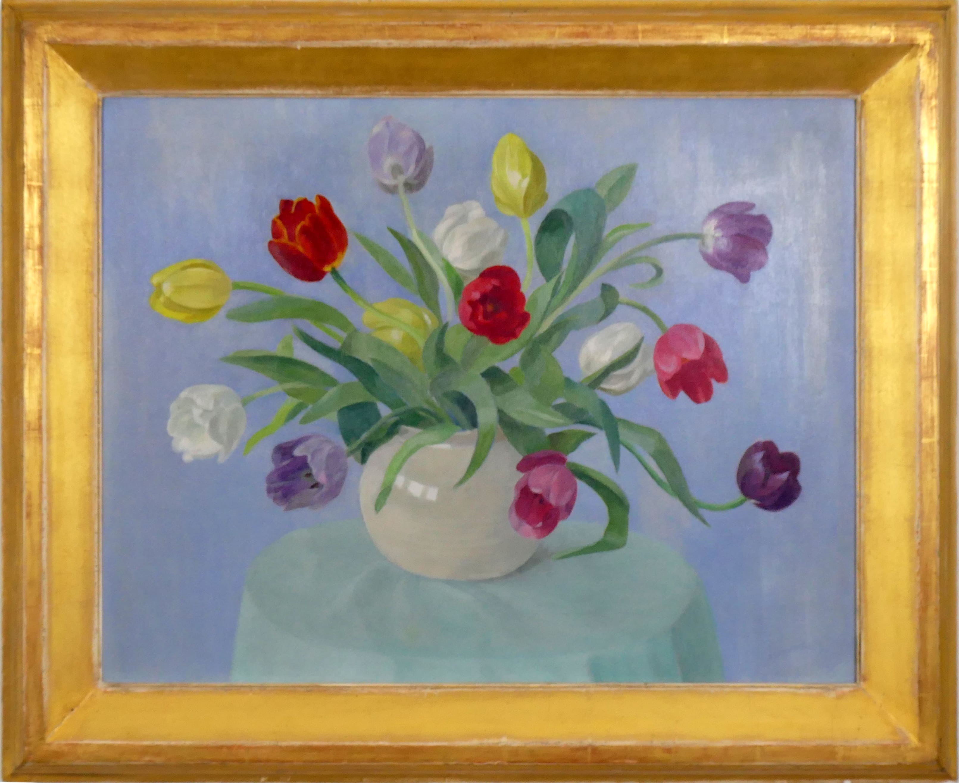 Tulpen in vaas zonder lijst