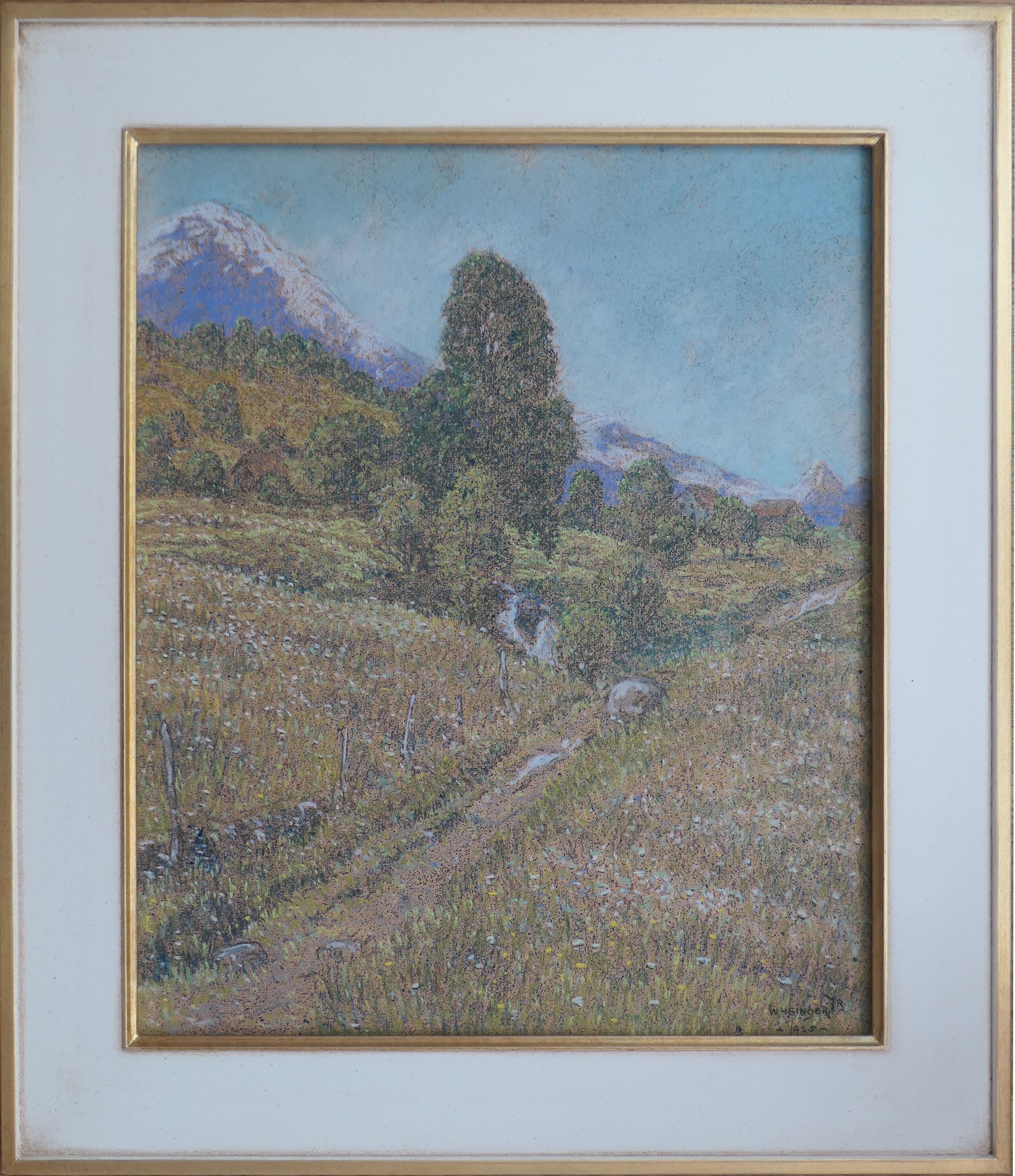 Noors berglandschap zonder lijst