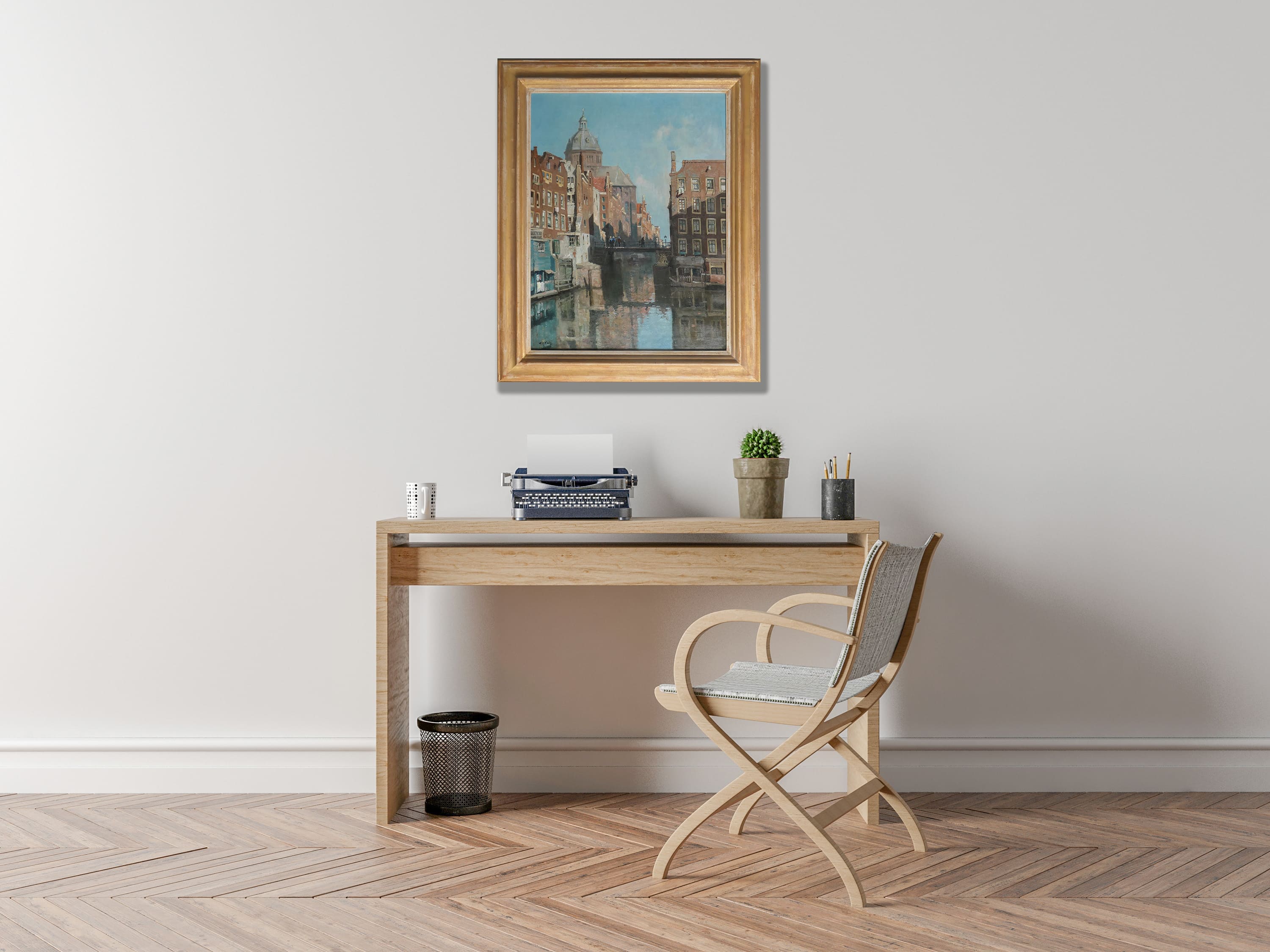 Het Kolkje te Amsterdam zonder lijst