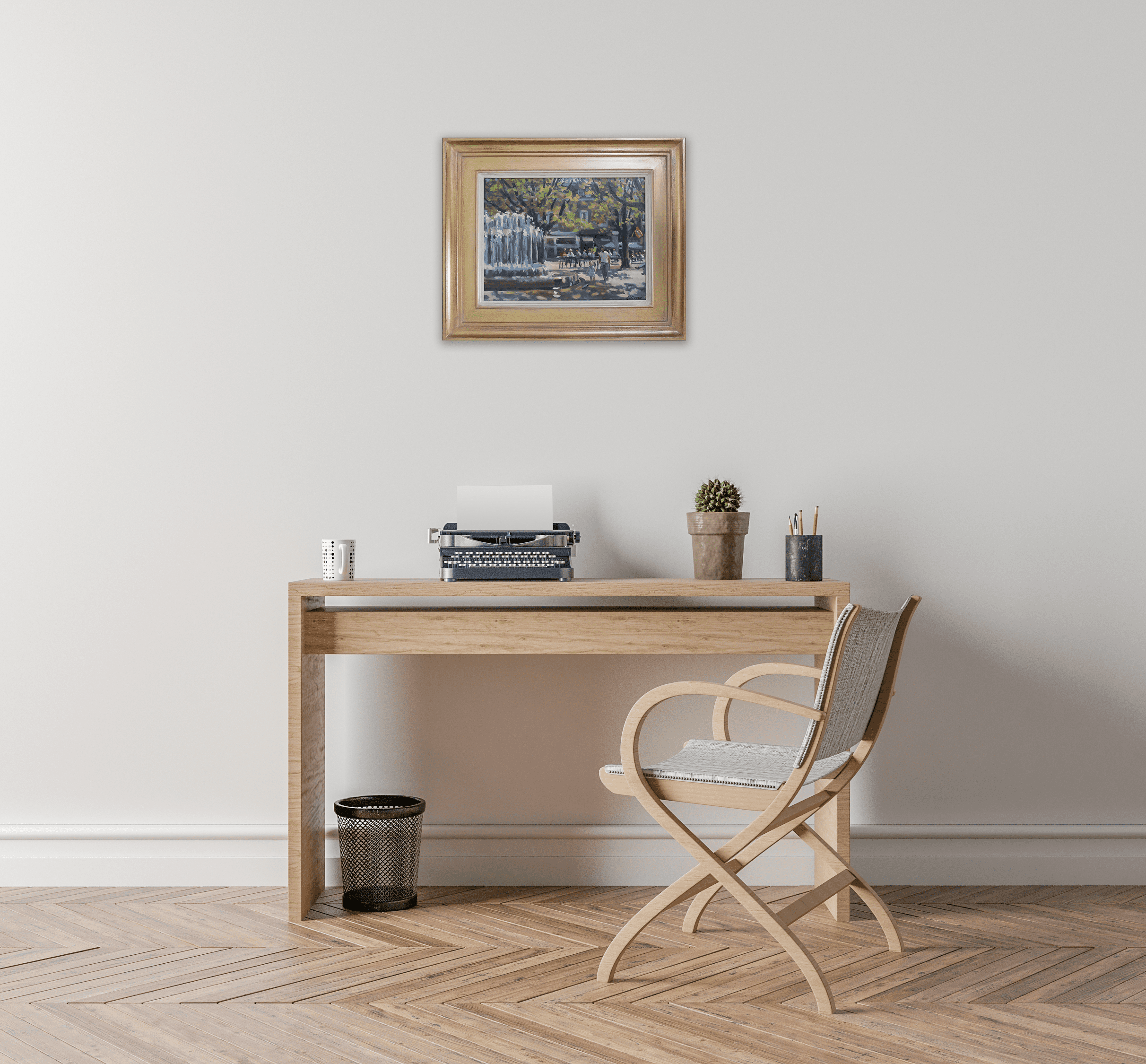 Plein Hogeweg in Amsterdam zonder lijst