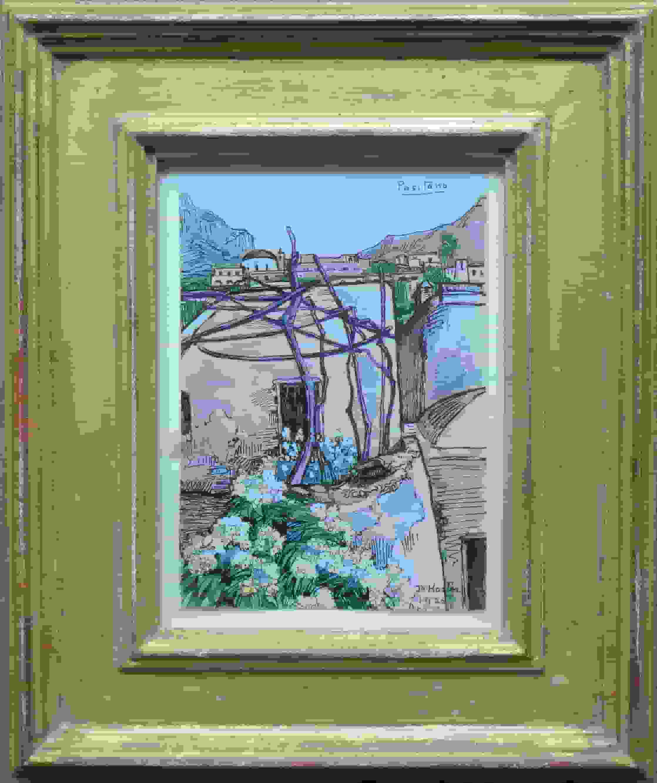 Jo Koster - Positano (met lijst)