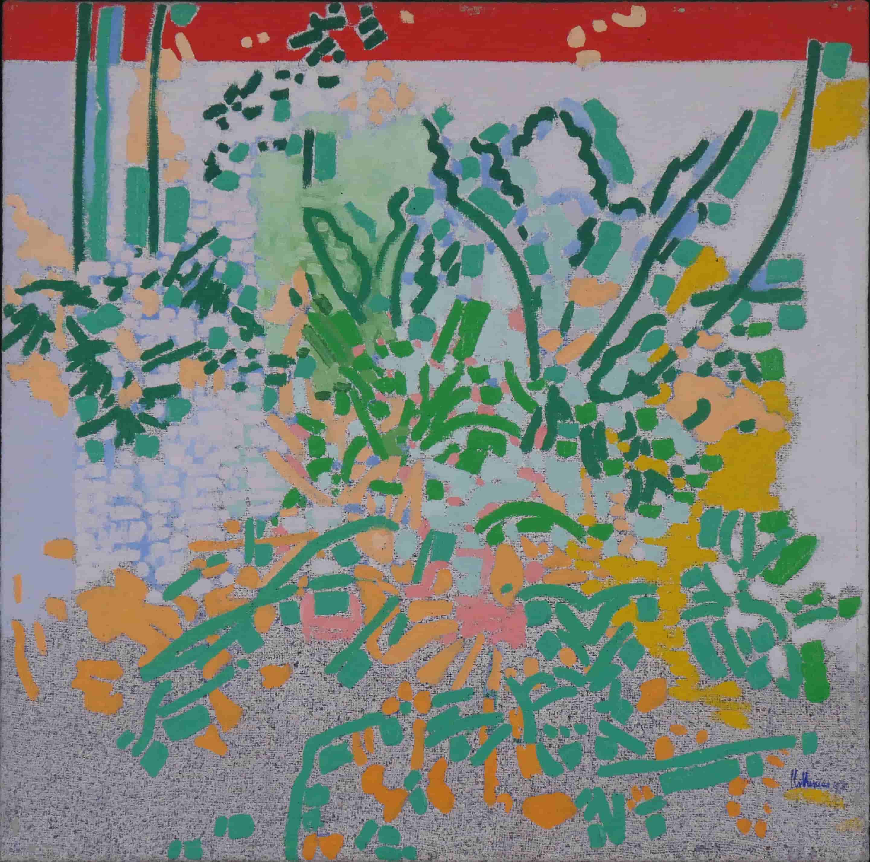 Jaap Hillenius - Floraal werk (zonder lijst)