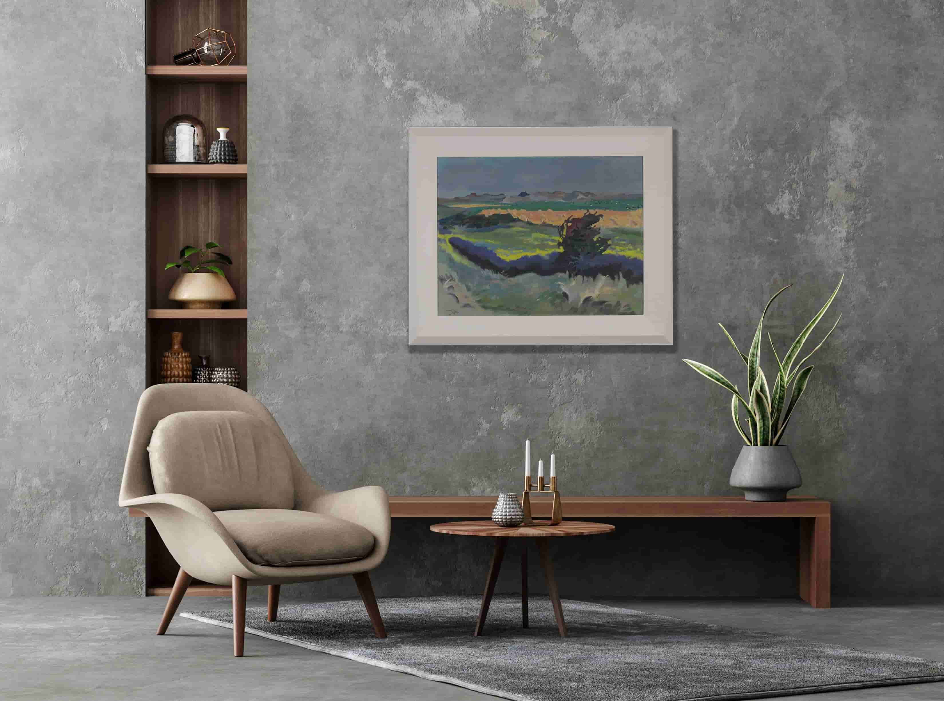 Ekke Kleima - Gezicht op Texel (in interieur)