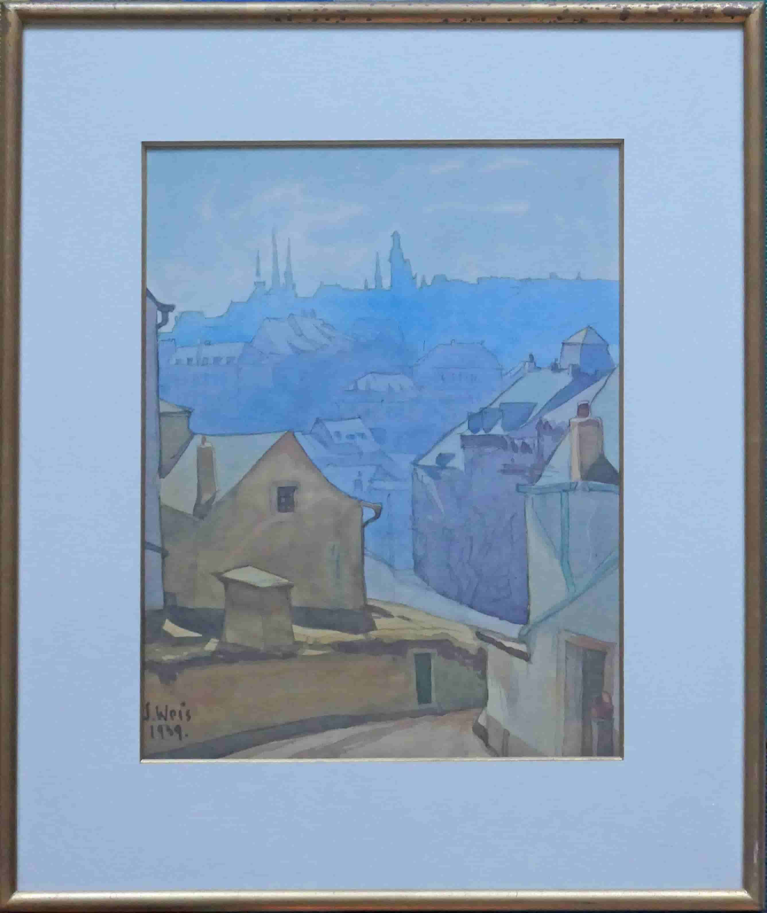 Sosthène Weis - Luxemburg Stad (met lijst)