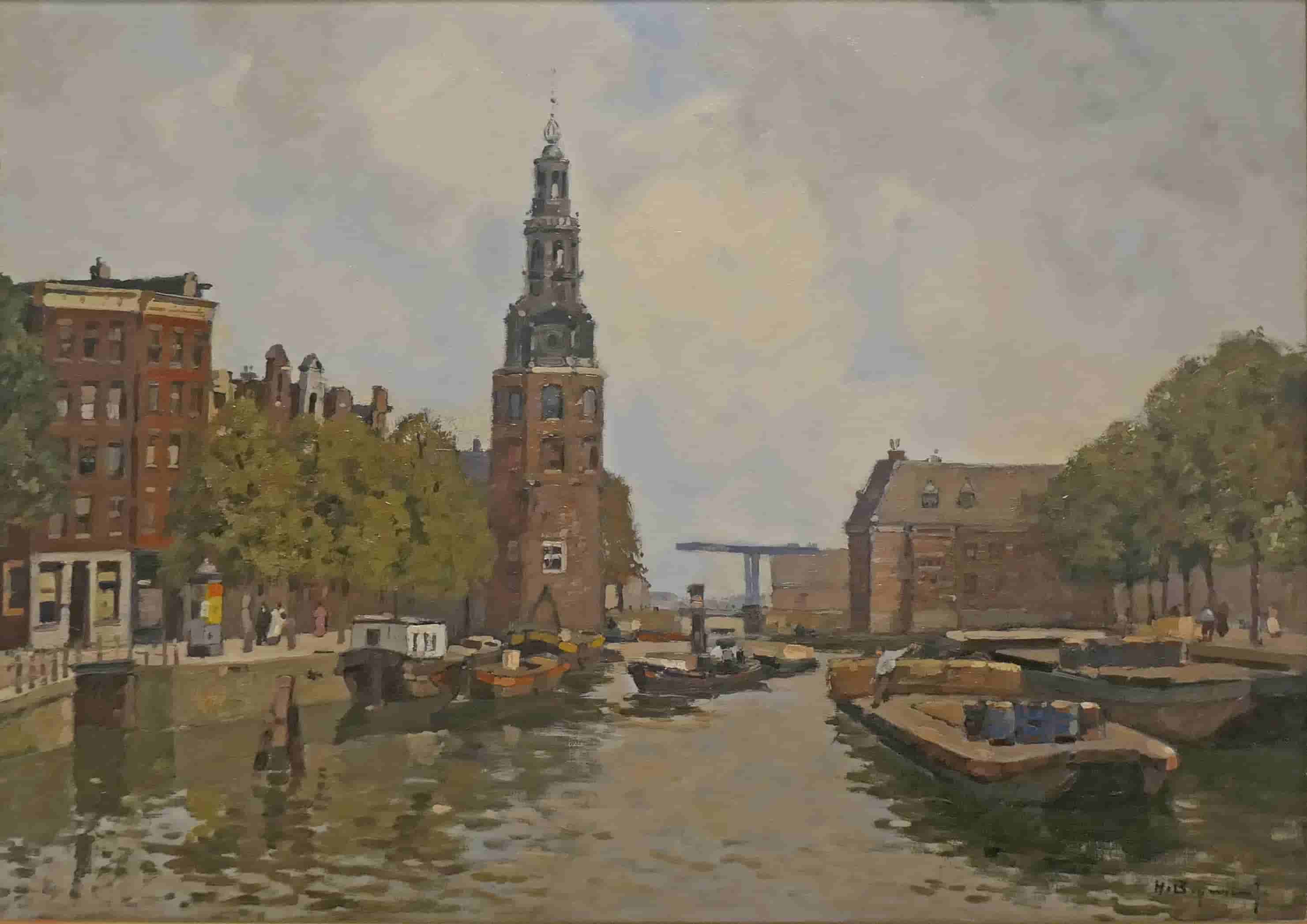 Herman Bogman - Montelbaantoren te Amsterdam