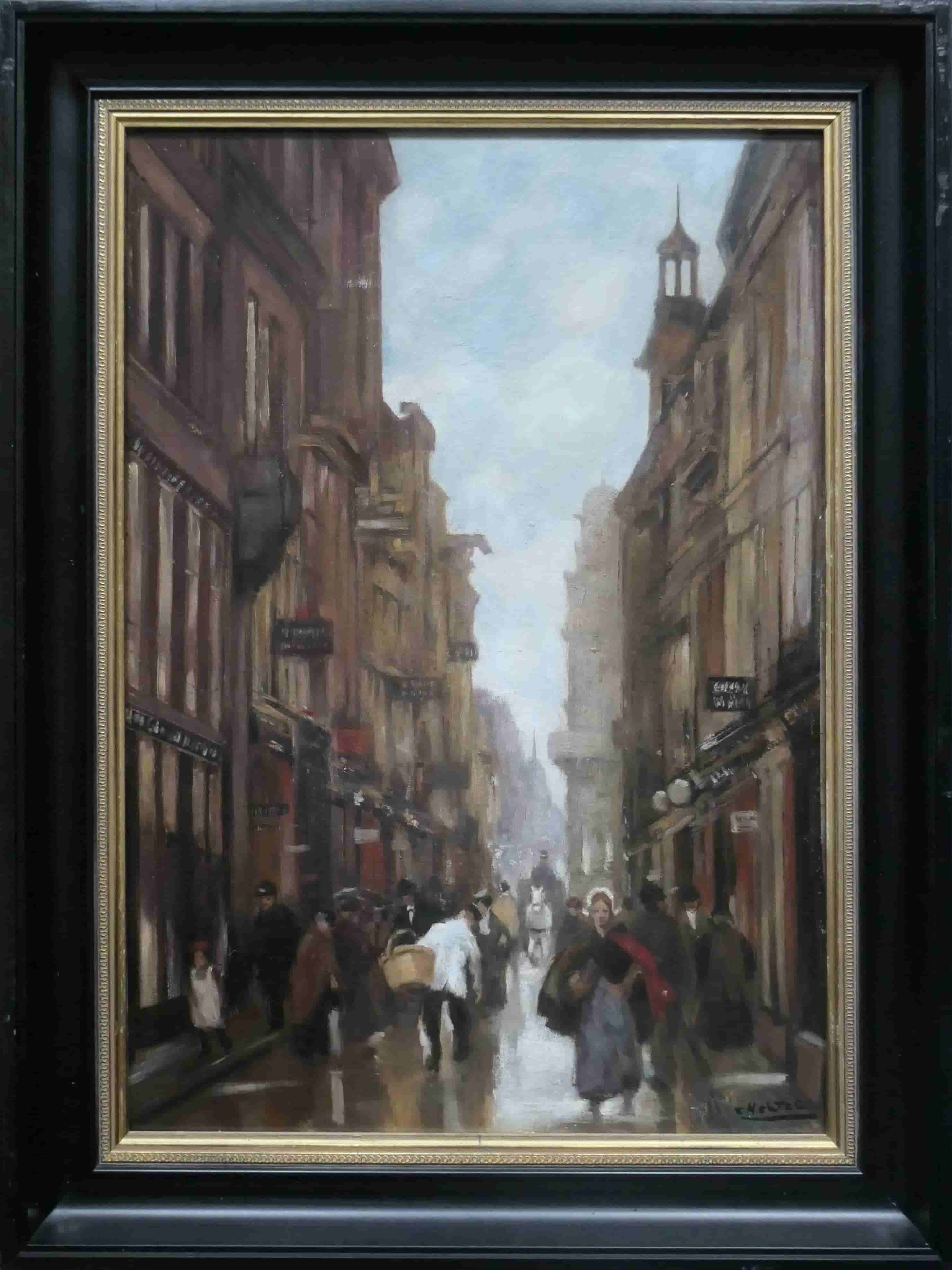 Cor Noltee - Winkelstraat Den Haag (met lijst)