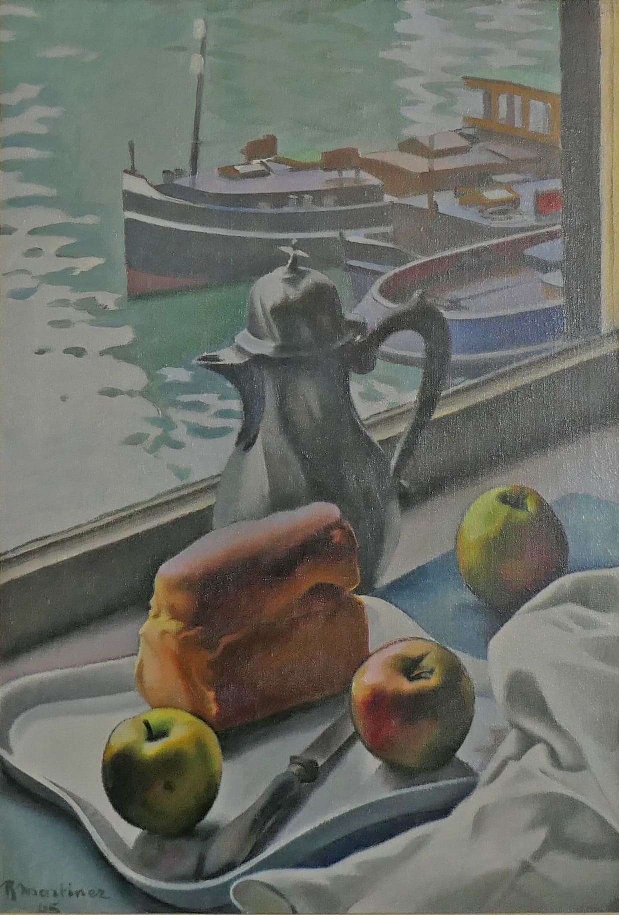 Stadsgezicht zonder lijst