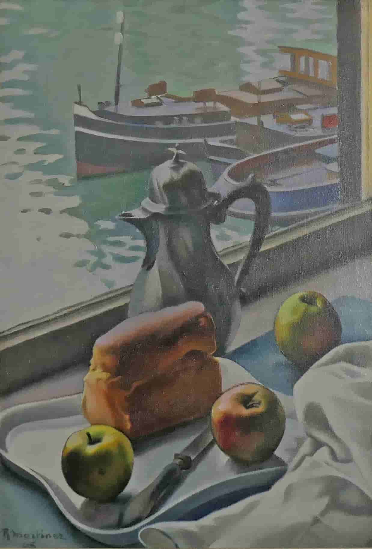 Raoul Martinez - Stadsgezicht (zonder lijst)