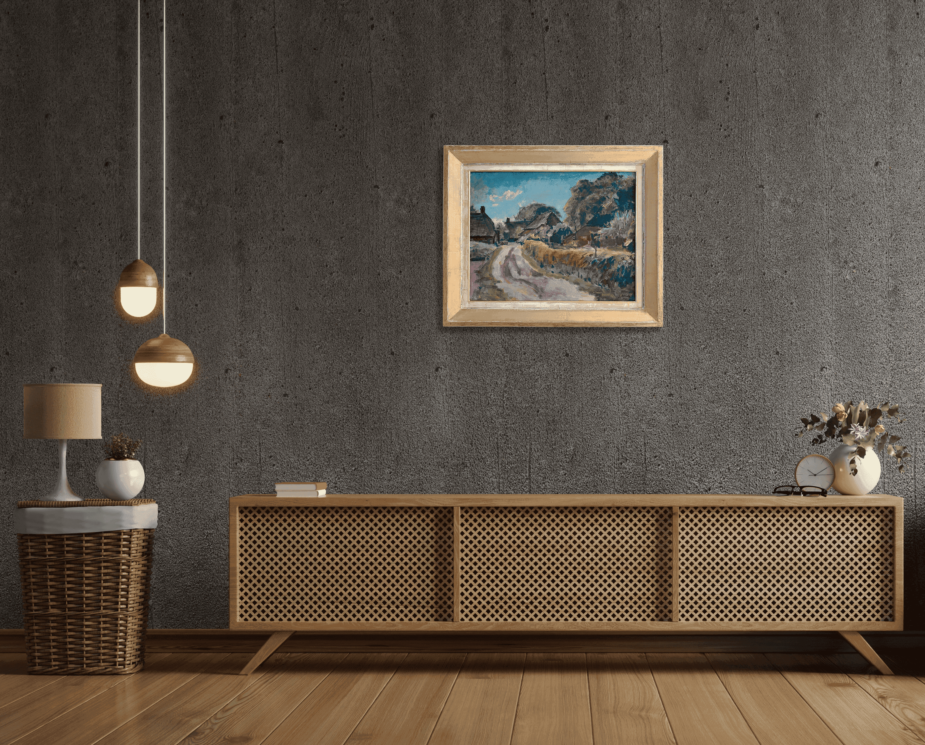 Jan Altink - Boerderij in Essen (in interieur)