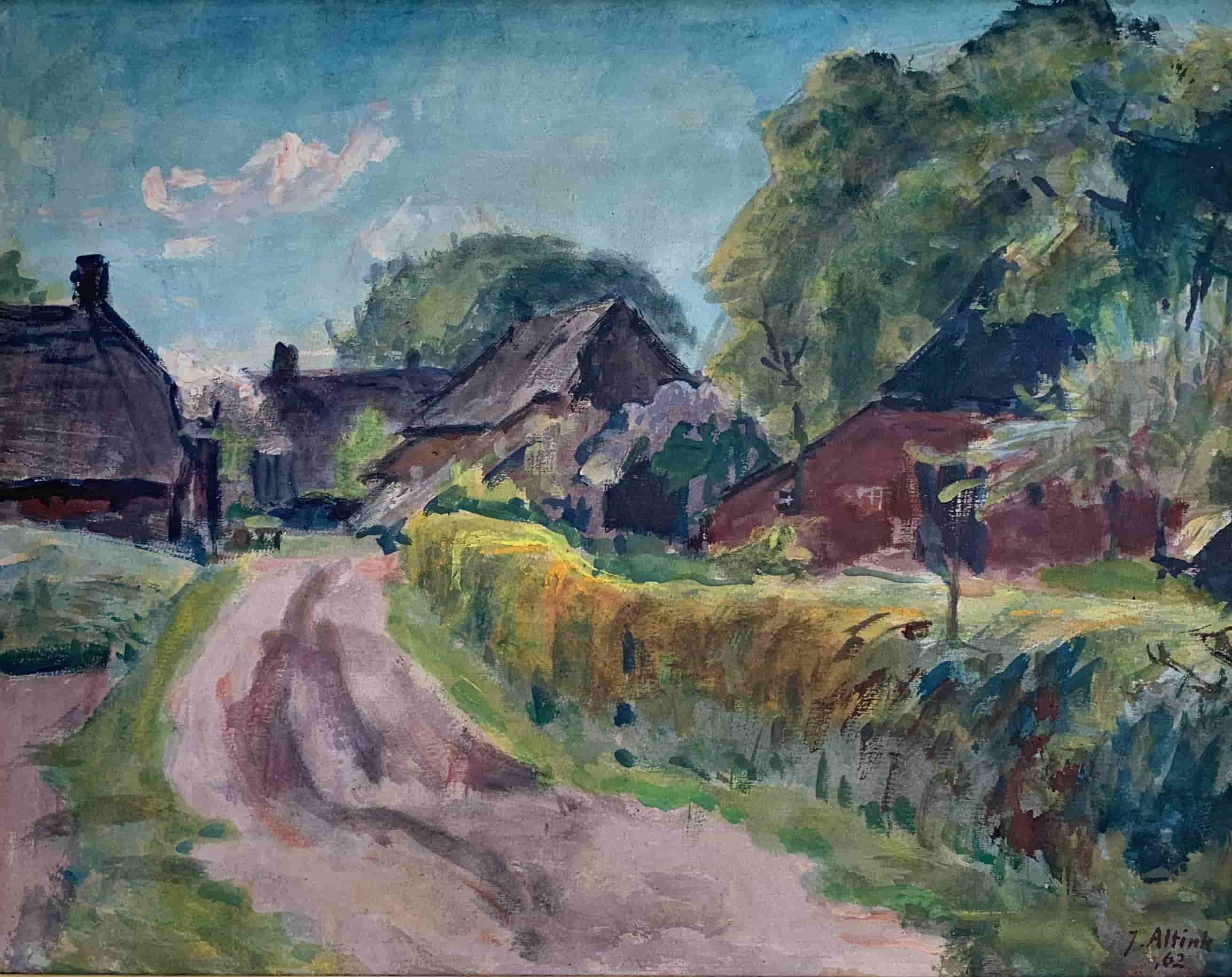 Jan Altink - Boerderij in Essen (zonder lijst)
