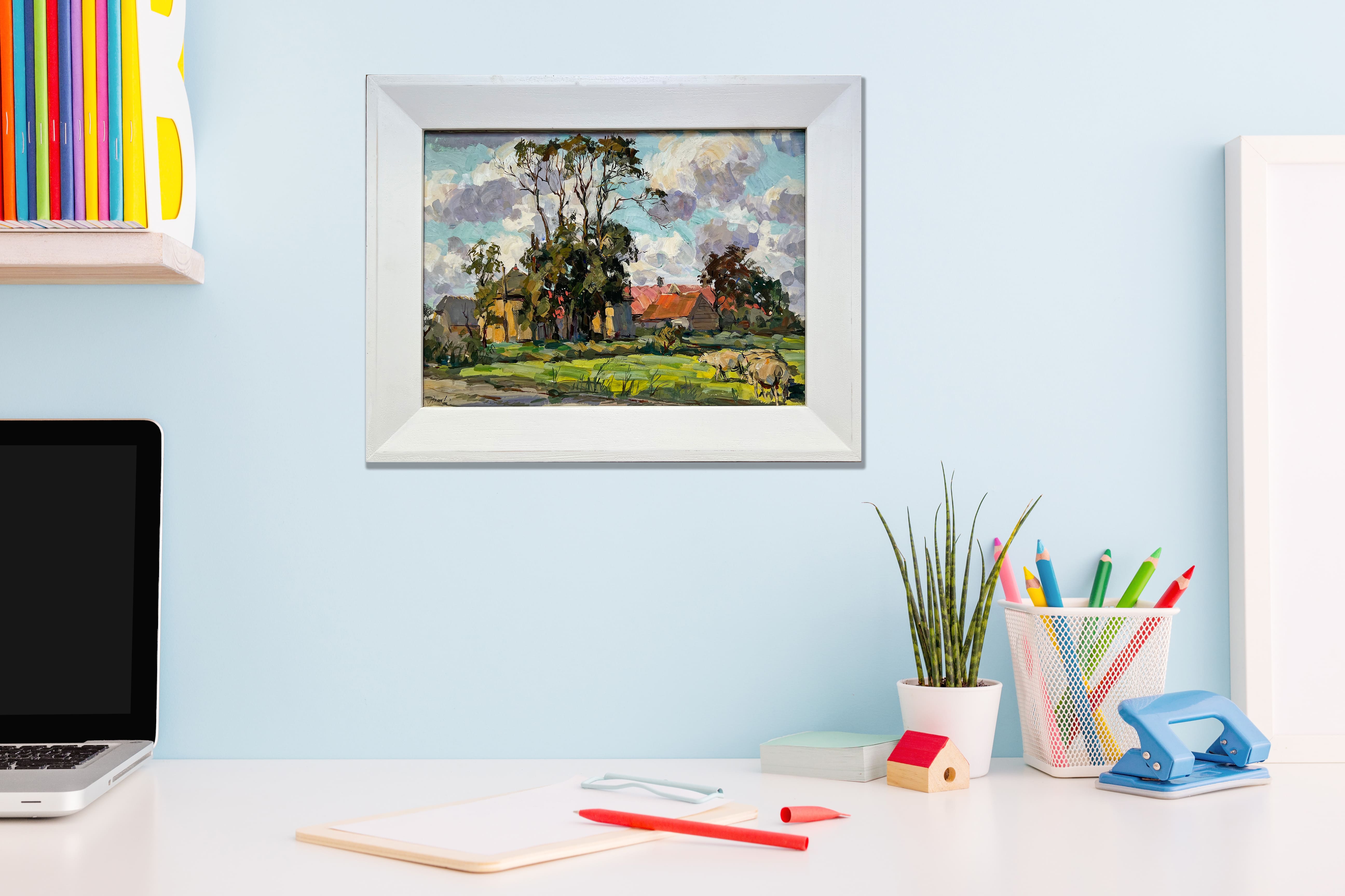 Landschap zonder lijst