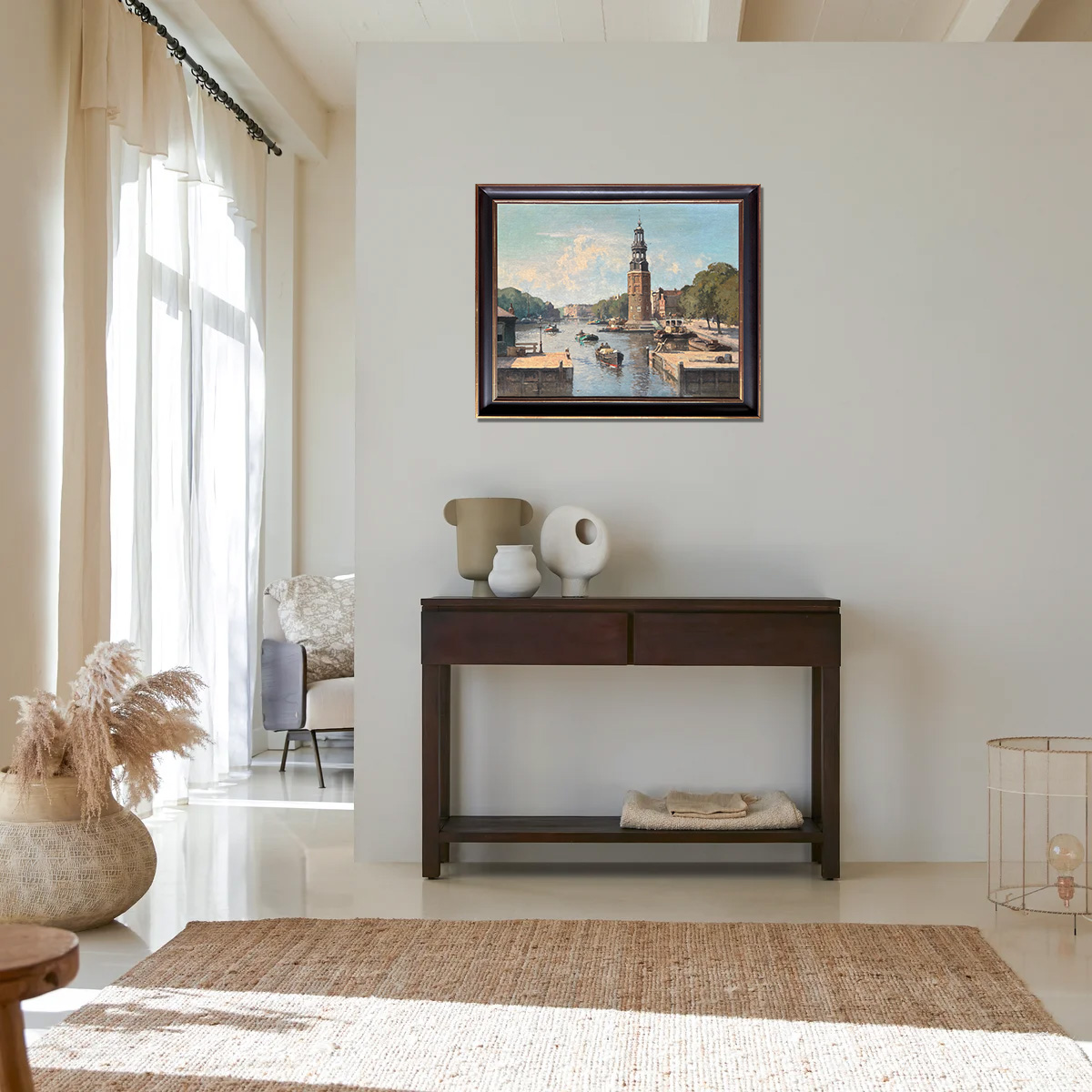 Montelbaanstoren Amsterdam zonder lijst