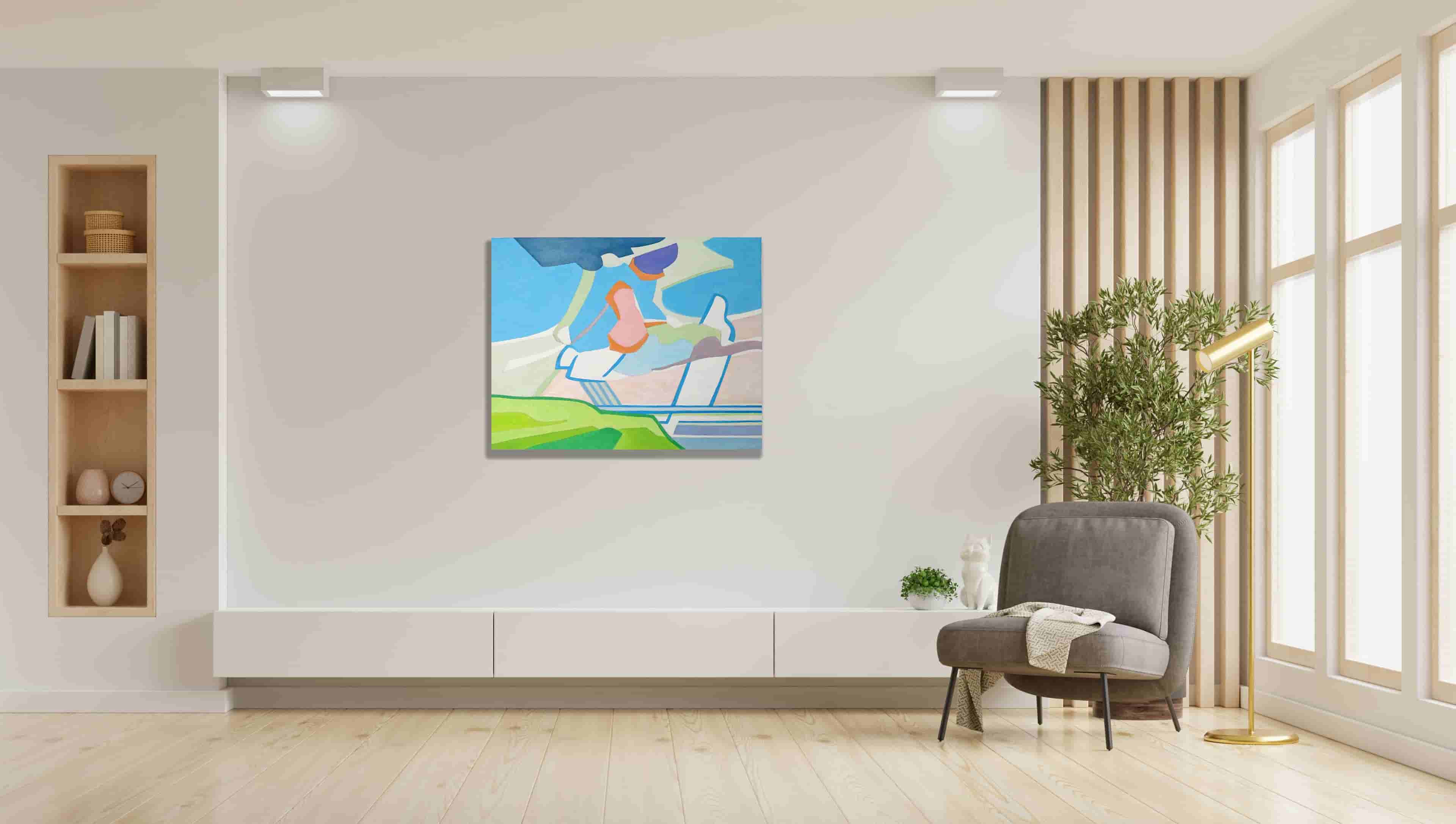 Paul Overhaus - Noordhollands kustlandschap (met lijst)