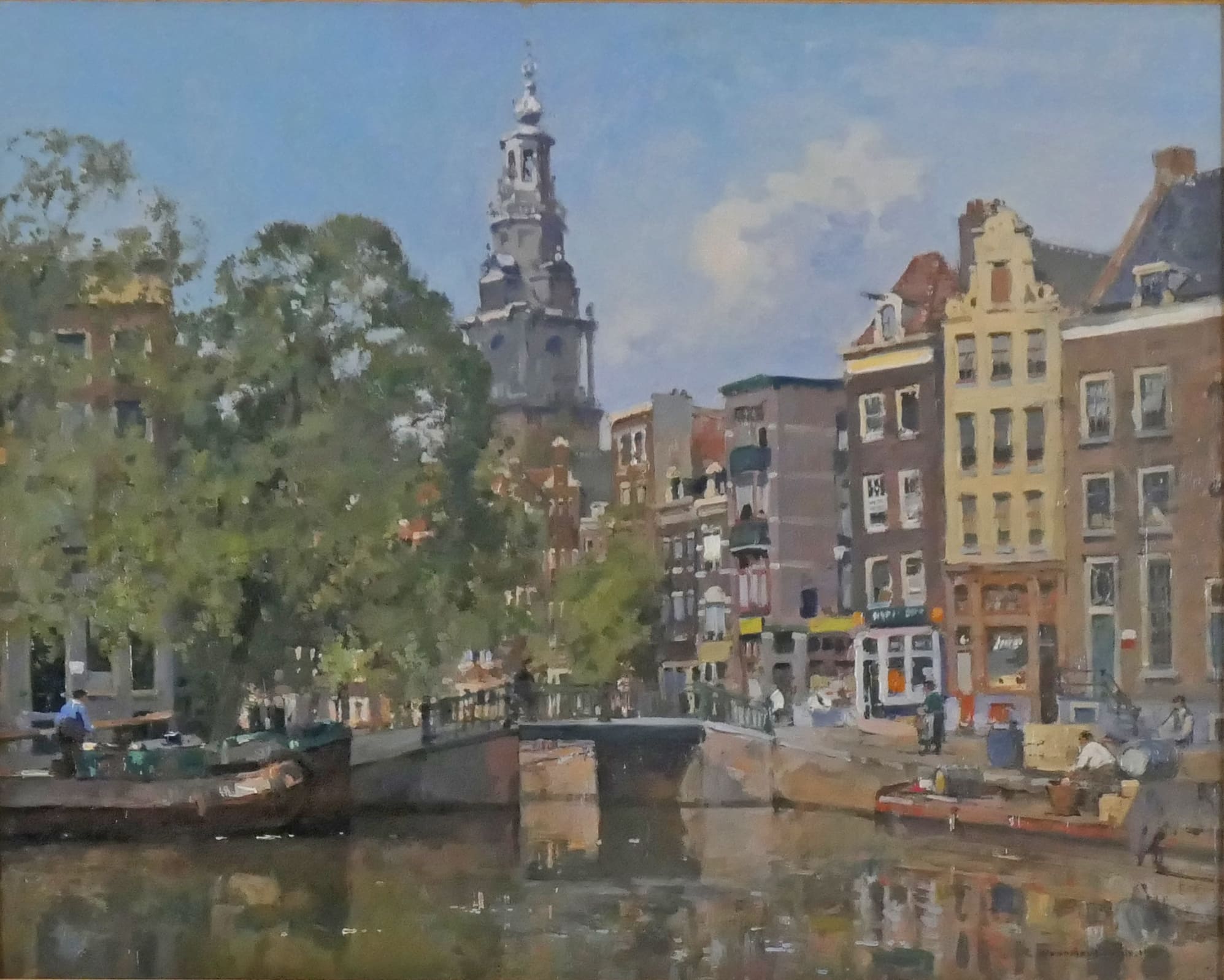 Gezicht op Zuiderkerk zonder lijst