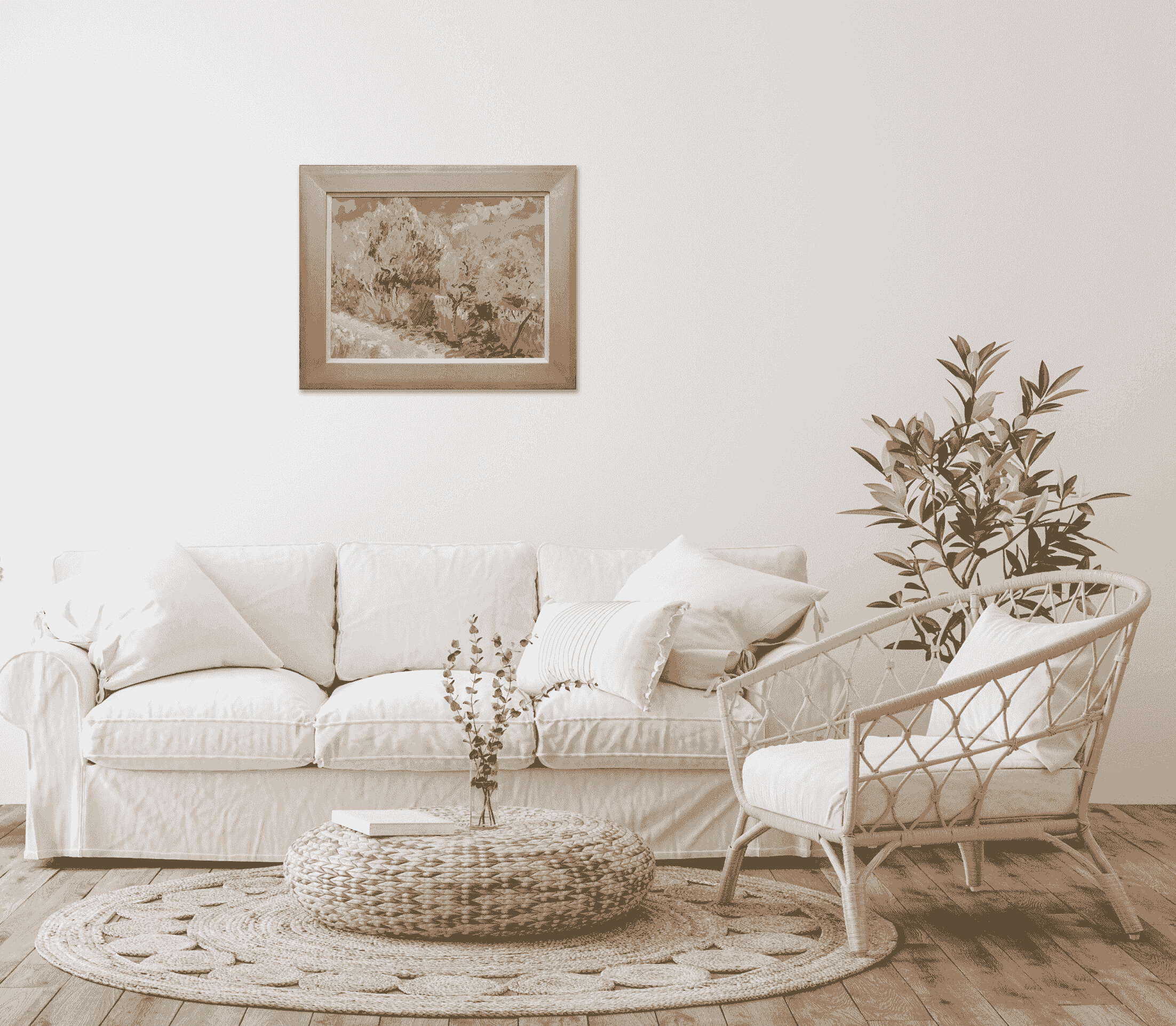 Jan Altink - Olijfbomen (in interieur)