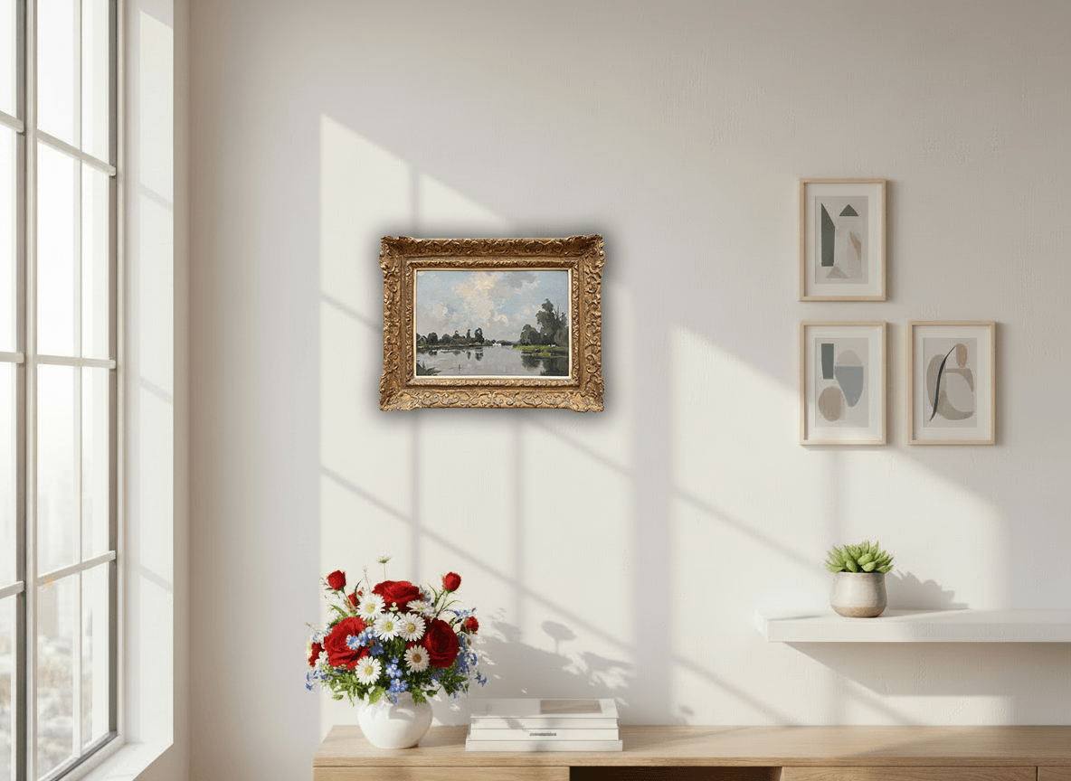 Riviertje in het Groene Hart zonder lijst