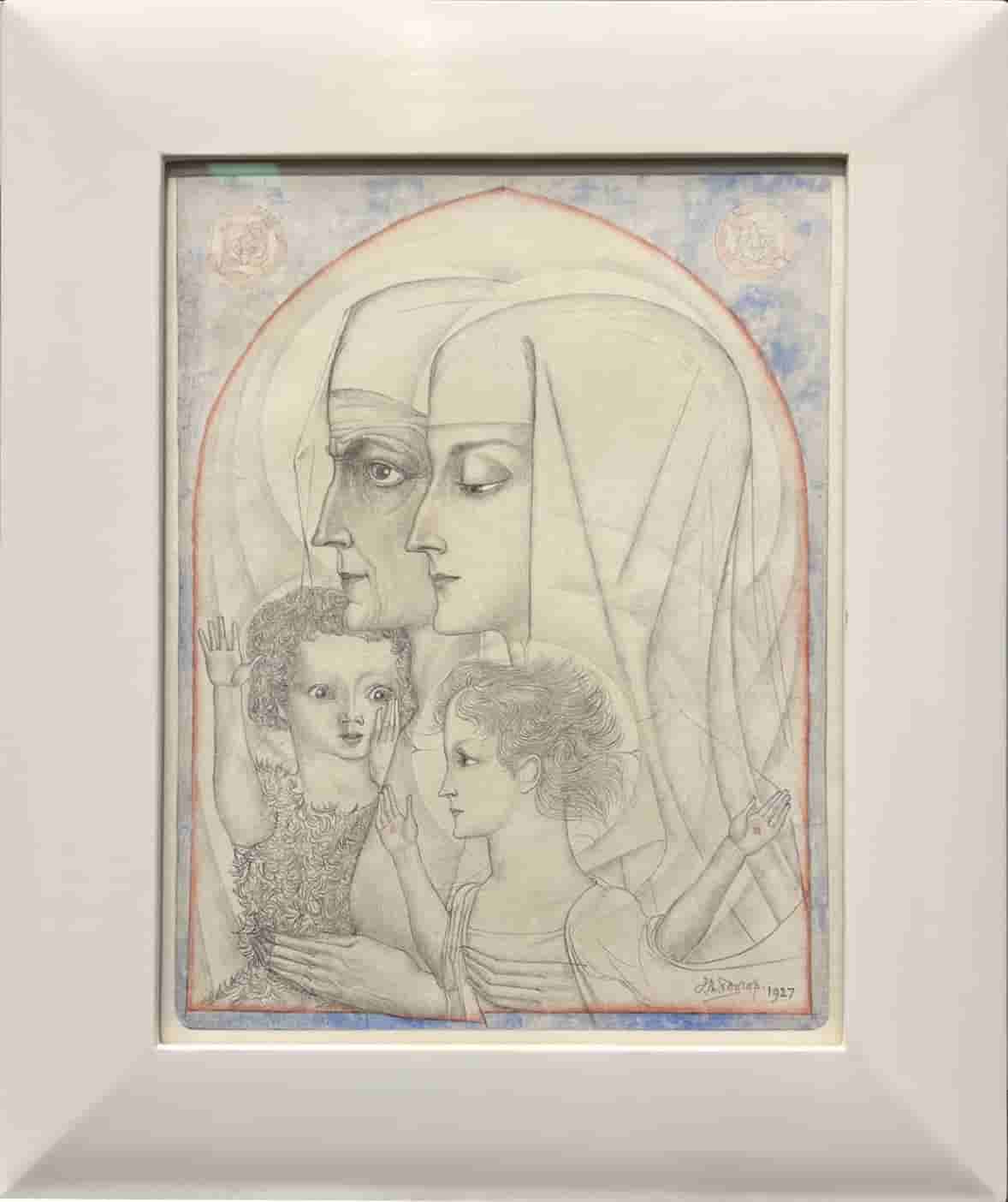 Jan Toorop - Het Christuskindeke (met lijst)