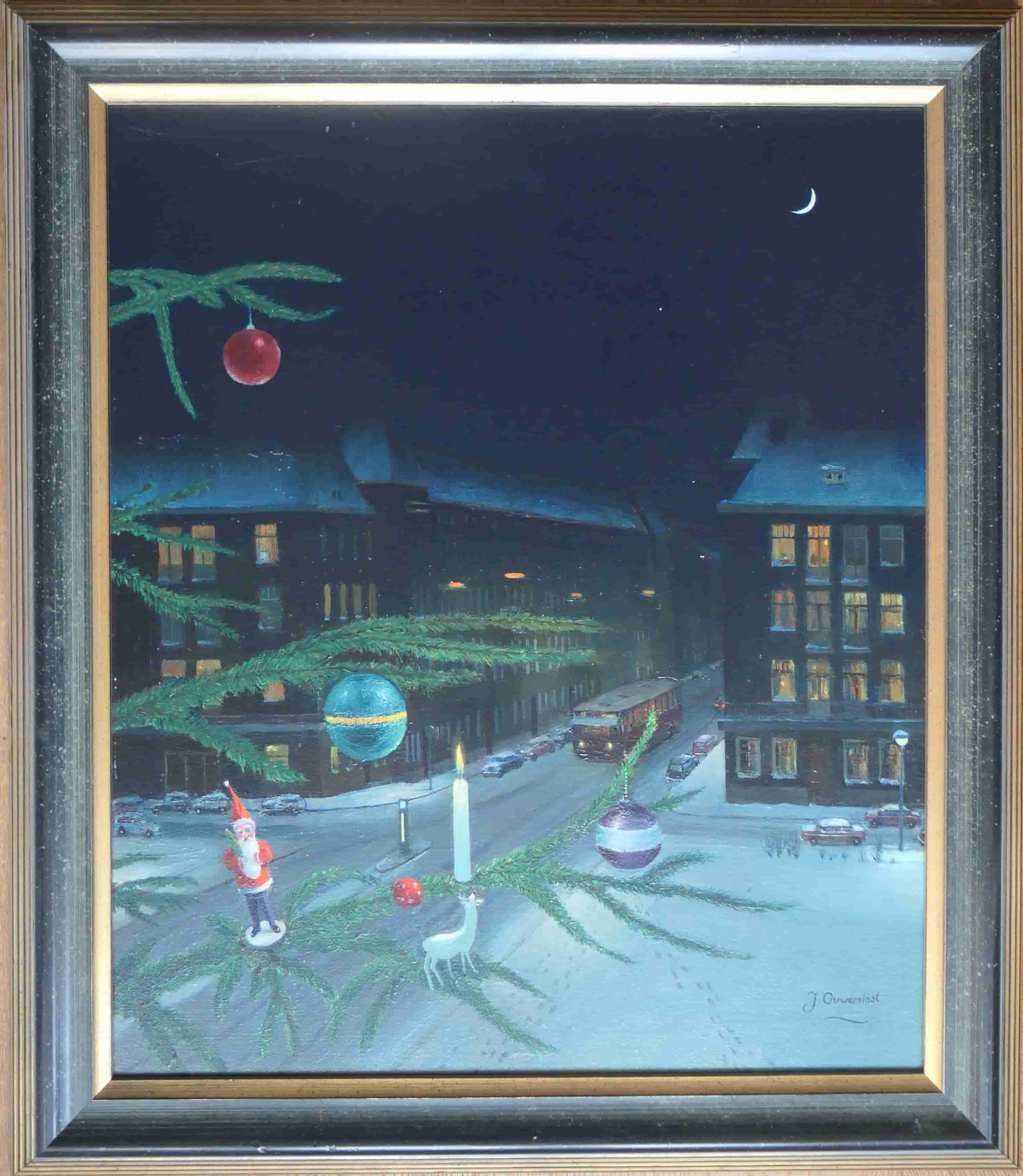 Jan Ouwersloot - Kerstmis (met lijst)