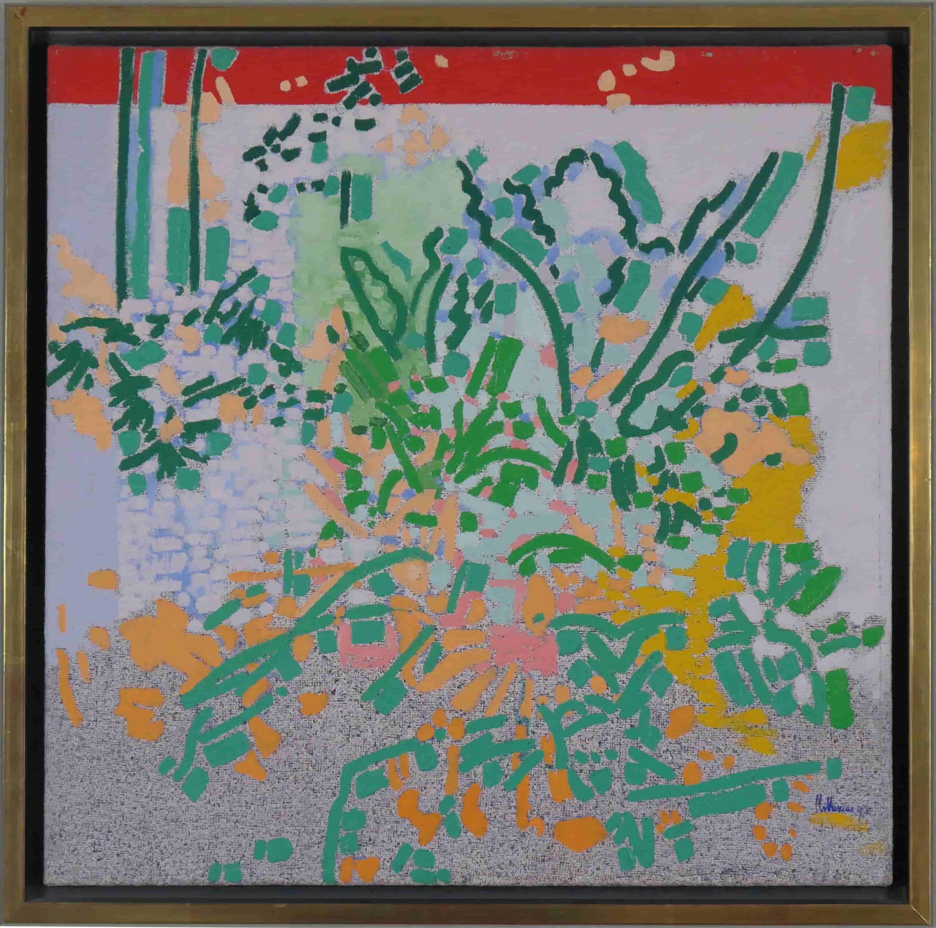 Jaap Hillenius - Floraal werk (met lijst)