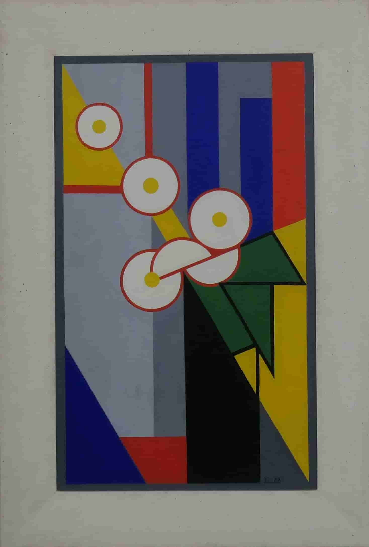 Louise (Lou) Loeber - Bloemstilleven (met lijst)