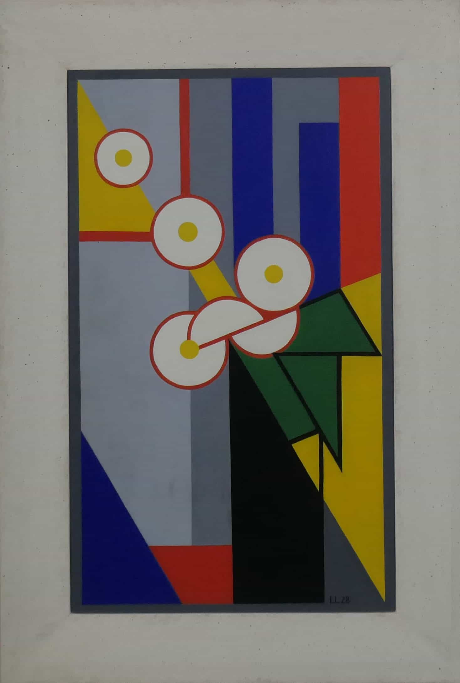 Louise (Lou) Loeber - Bloemstilleven (met lijst)