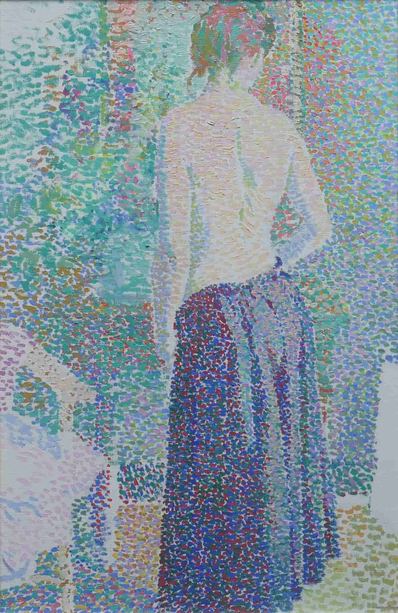 Hessel de Boer - Dame op de rug gezien (zonder lijst)