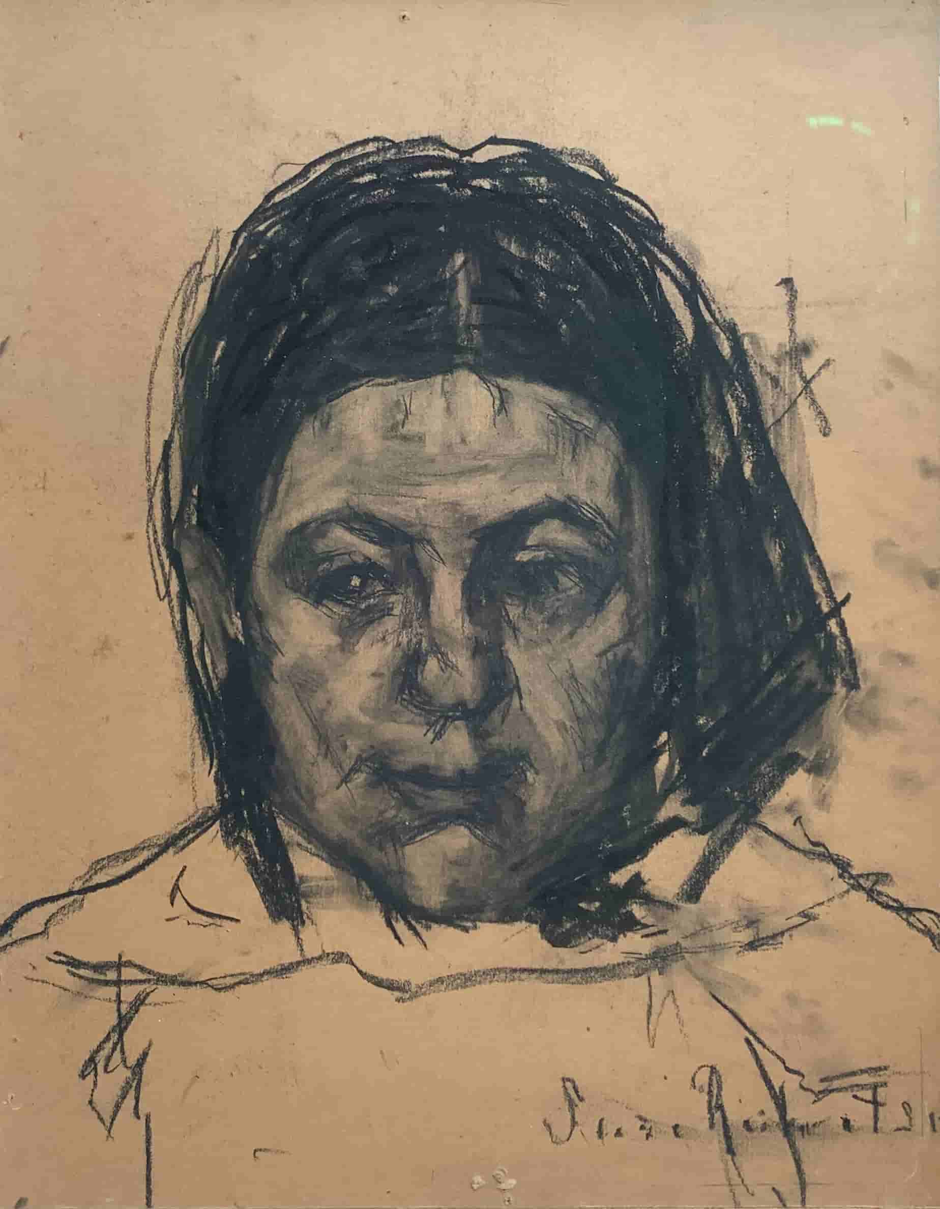 Suze Robertson - Portret van een meisje (zonder lijst)