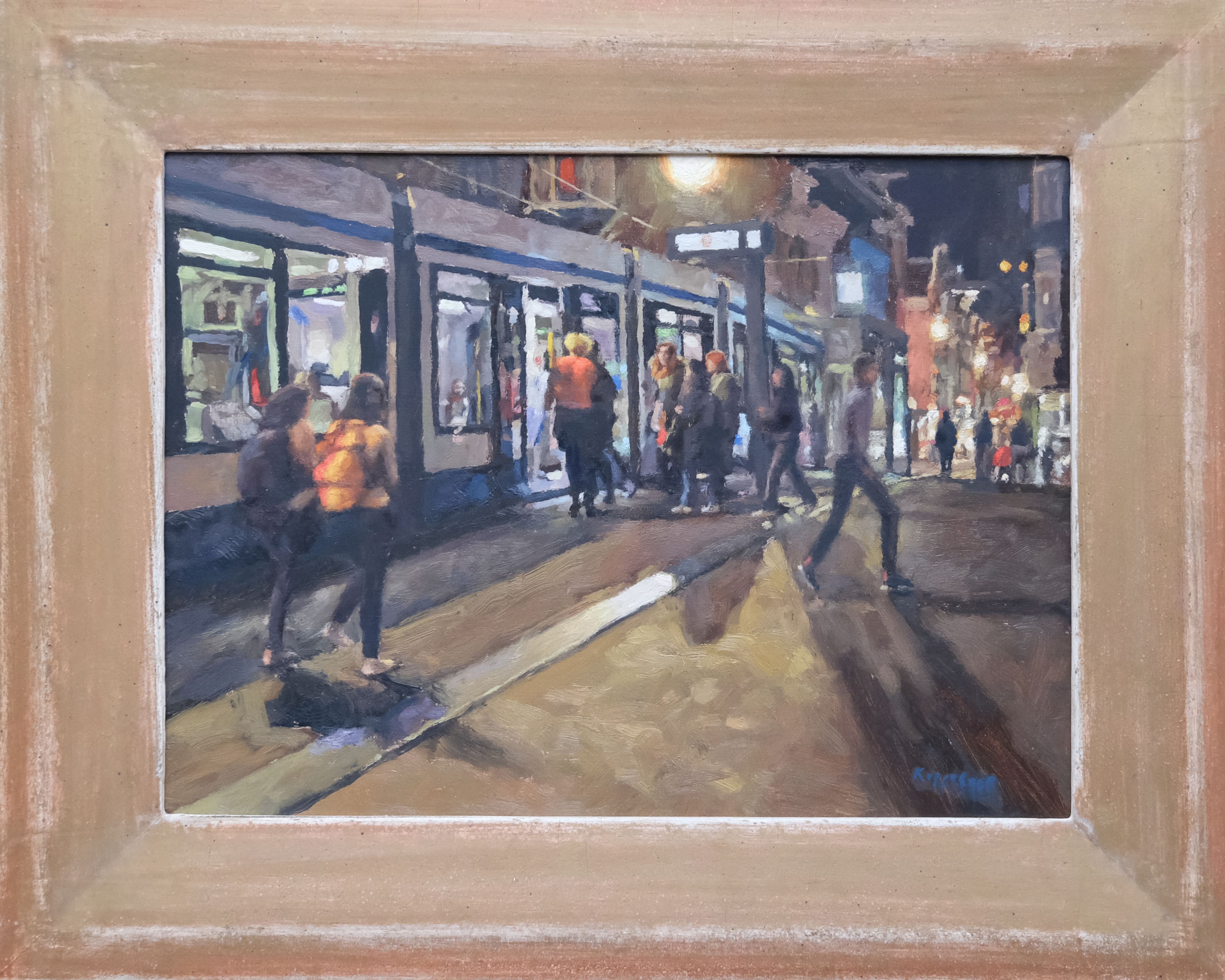 Tramhalte Leidsestraat te Amsterdam zonder lijst