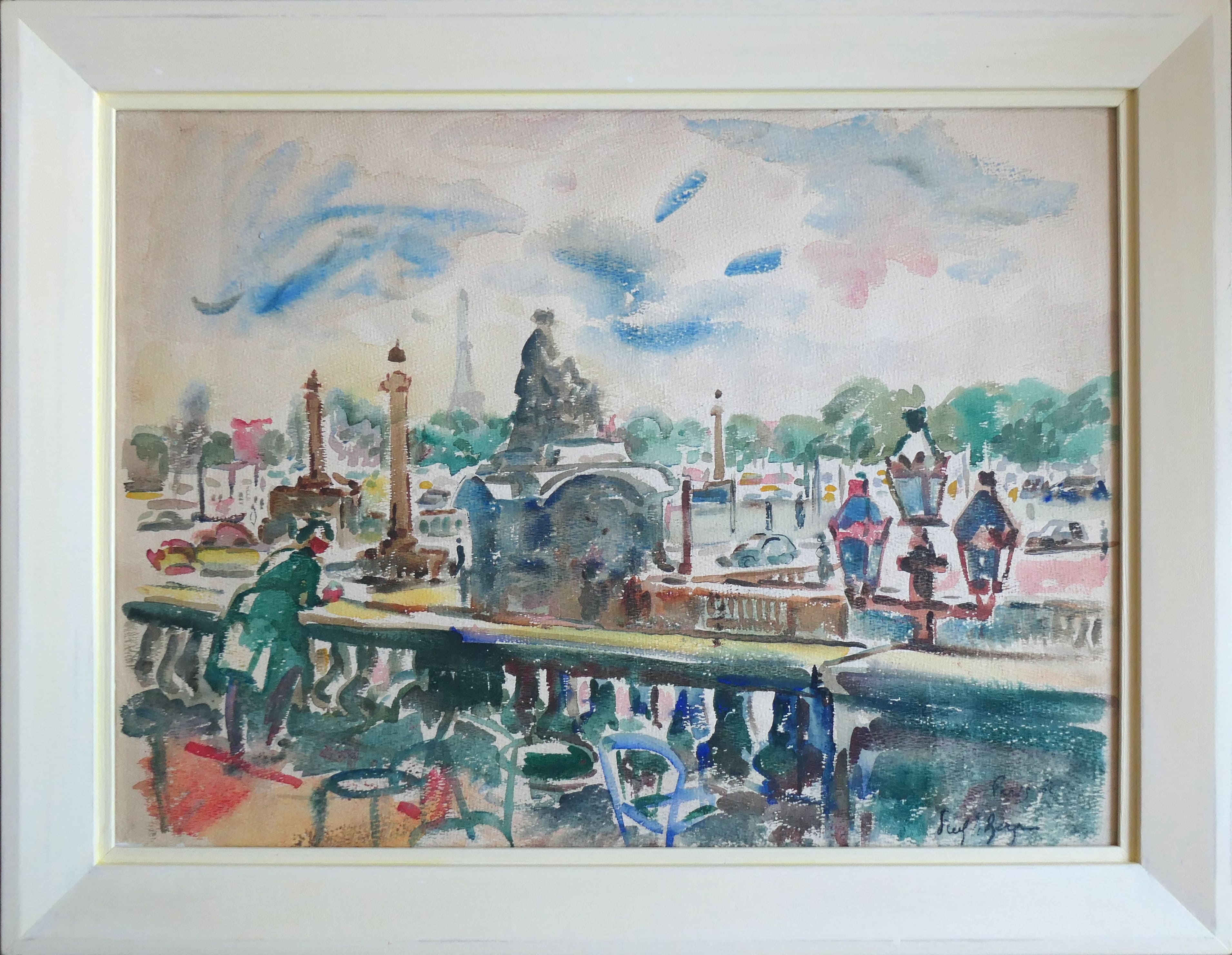 Jardin du Luxembourg te Parijs zonder lijst