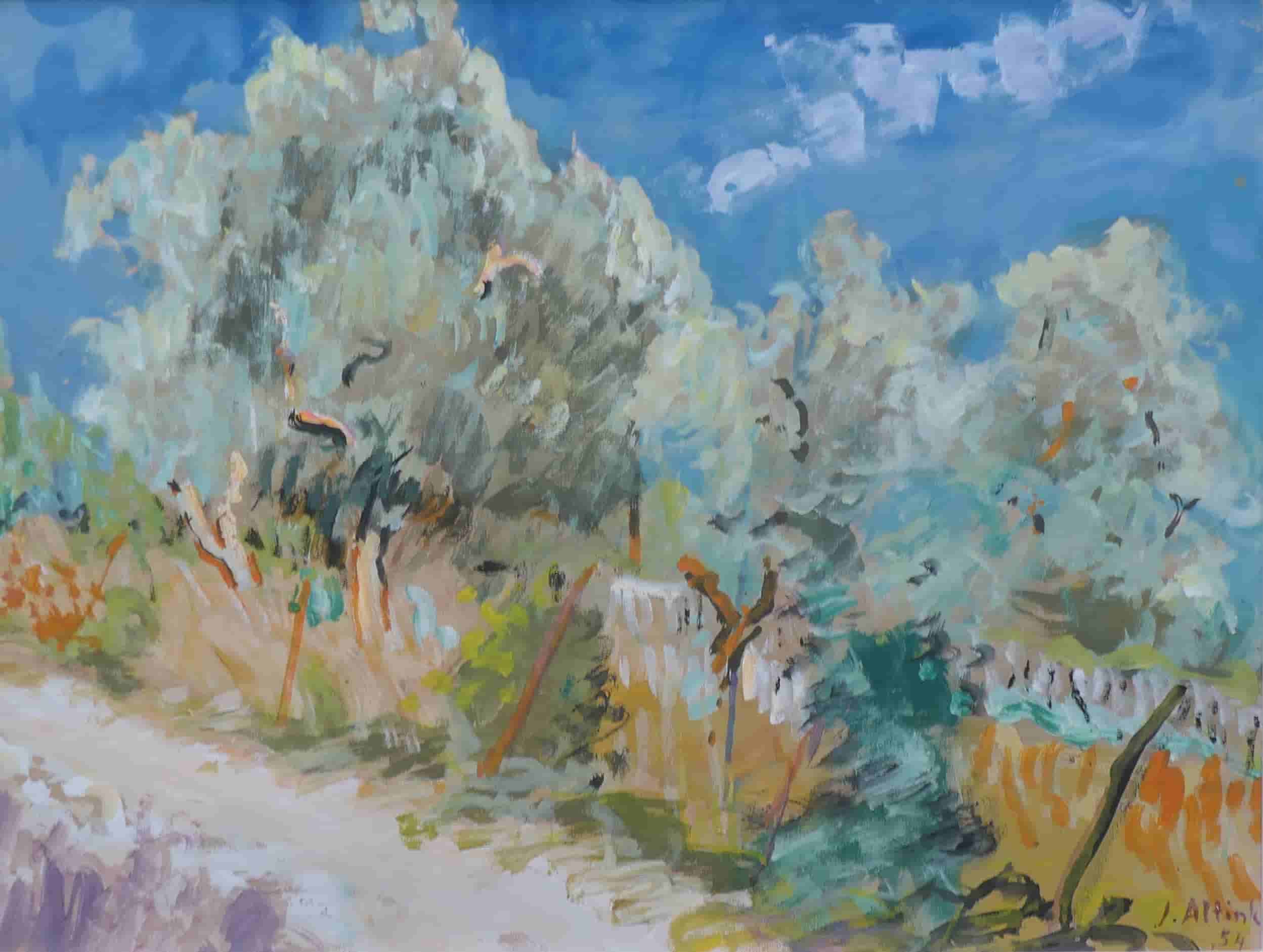 Jan Altink - Olijfbomen