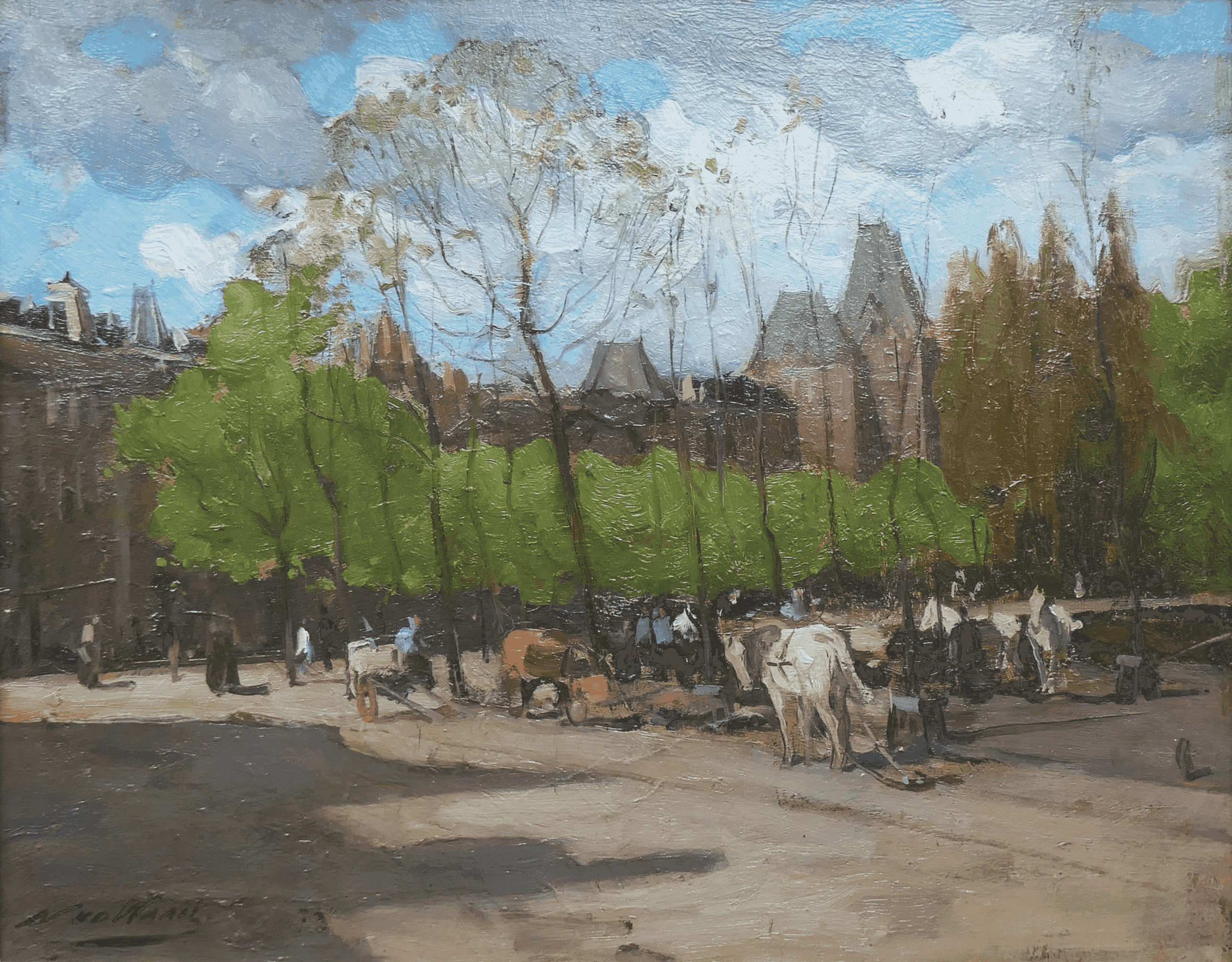 Nicolaas van der Waay - Stadhouderskade met Rijksmuseum