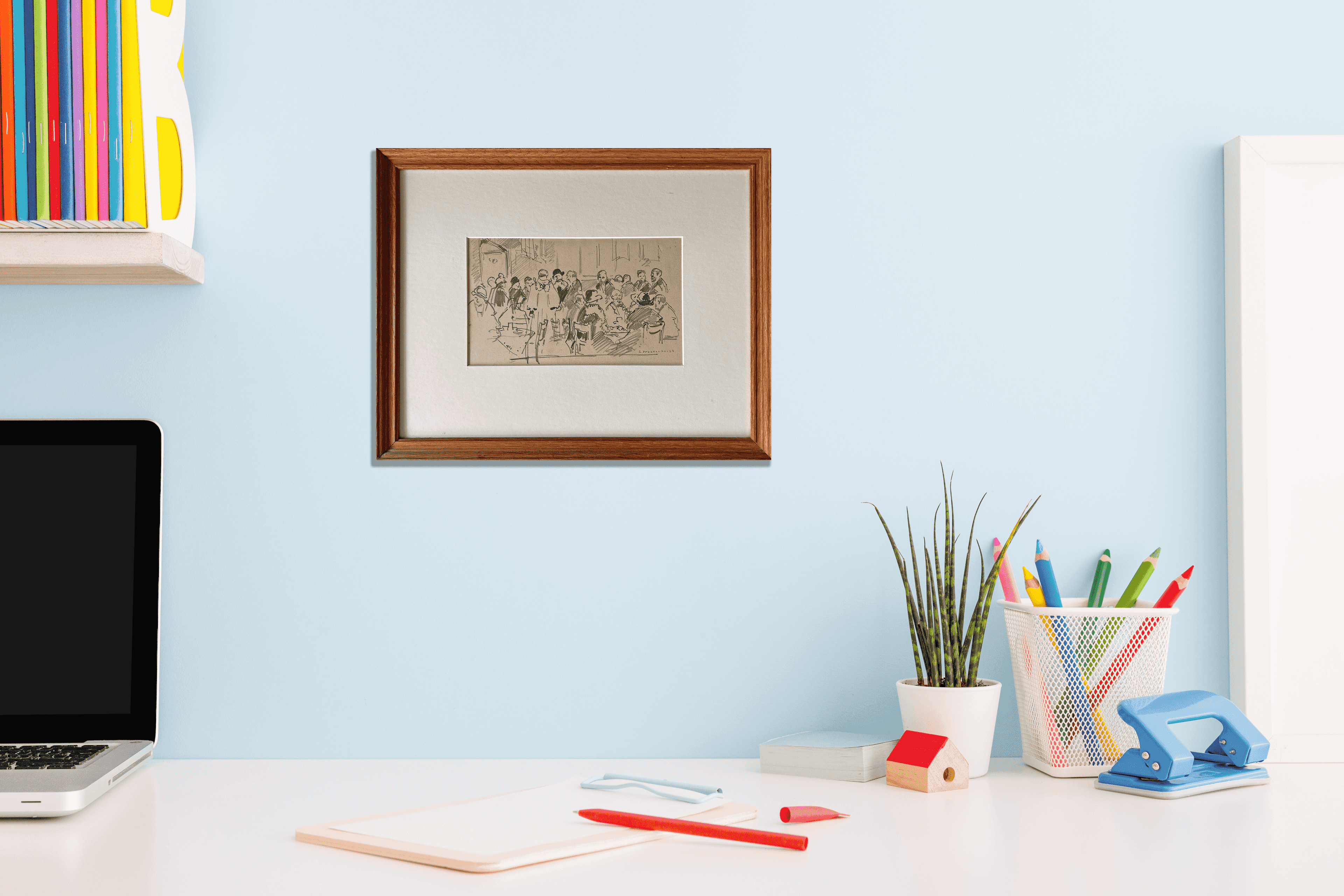 Cornelis Vreedenburgh - Cafe scene (in interieur)
