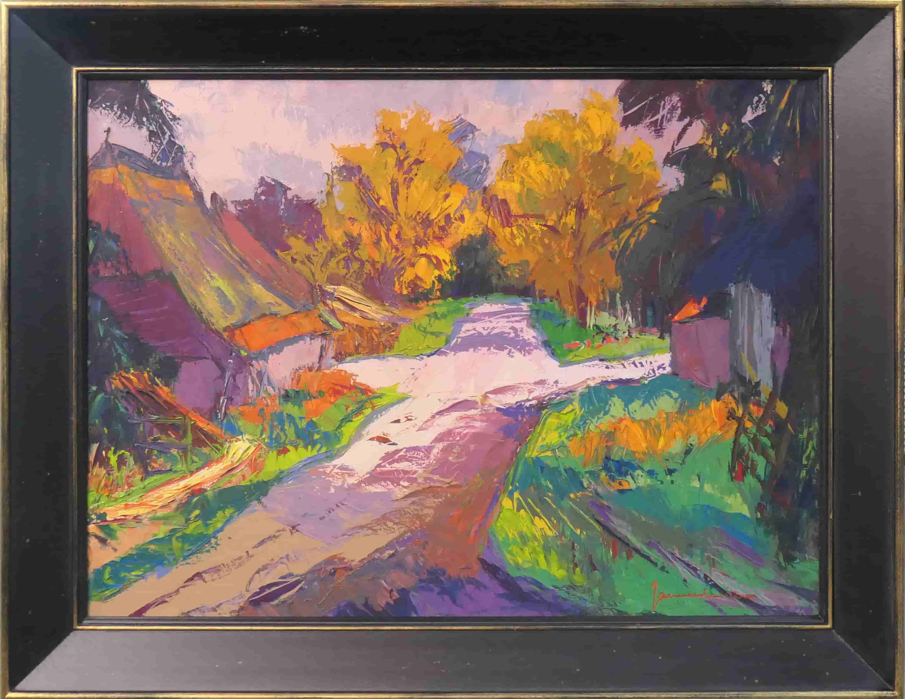 Jannes de Vries - Boerderij bij Echten (Drenthe) (met lijst)