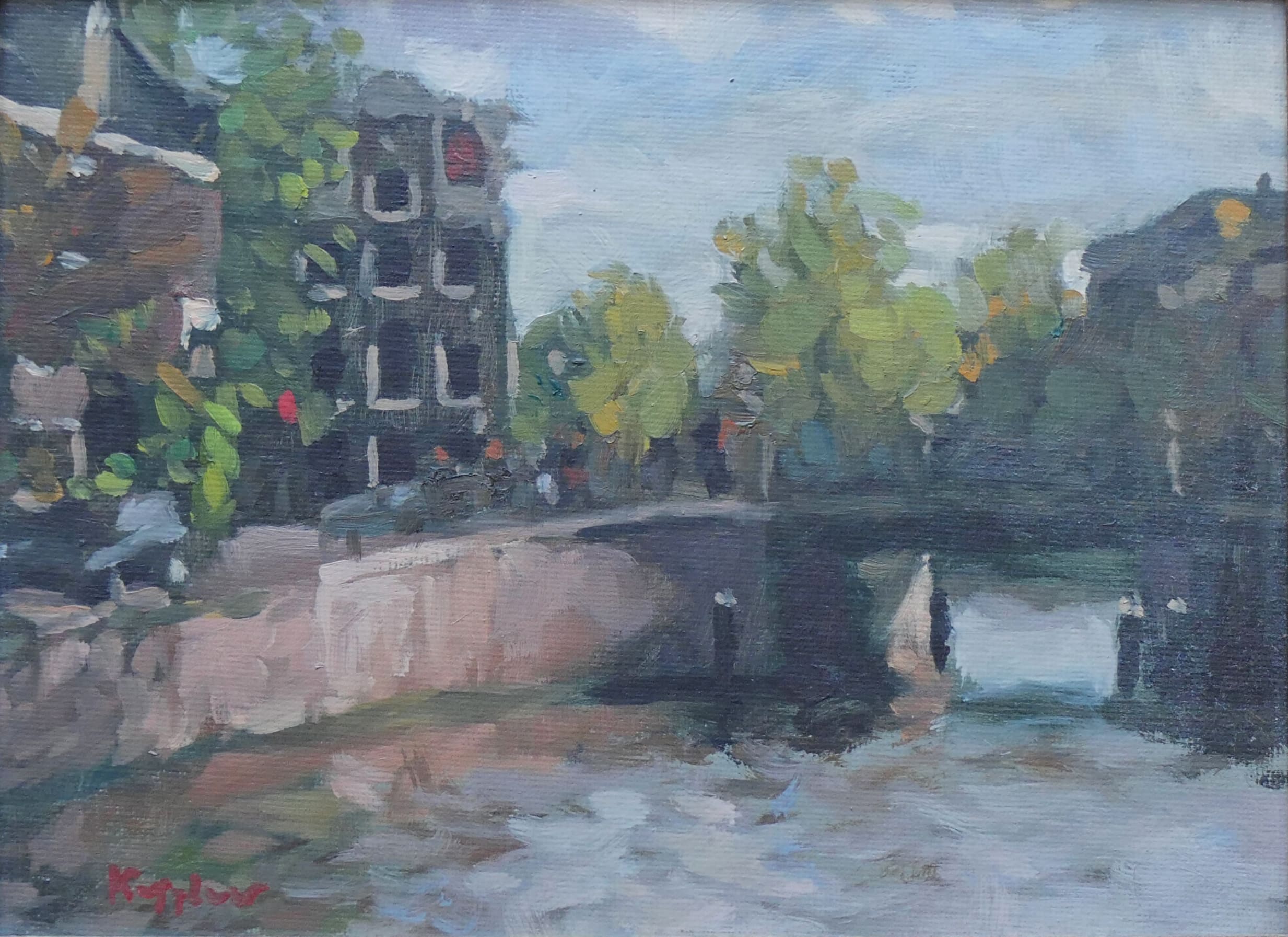 Prinsengracht-Leidsegracht te Amsterdam zonder lijst
