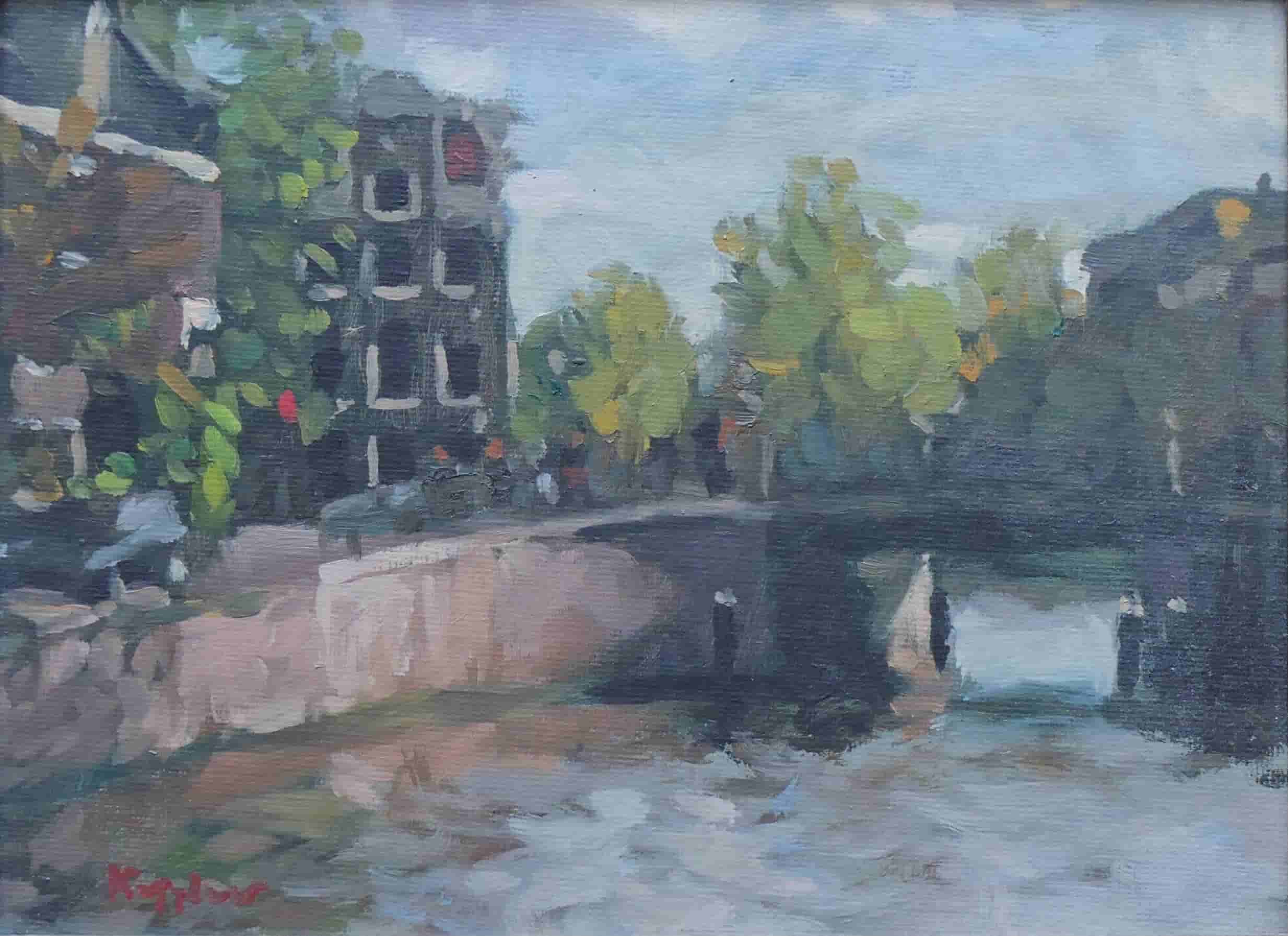 Frans Koppelaar - Prinsengracht-Leidsegracht te Amsterdam