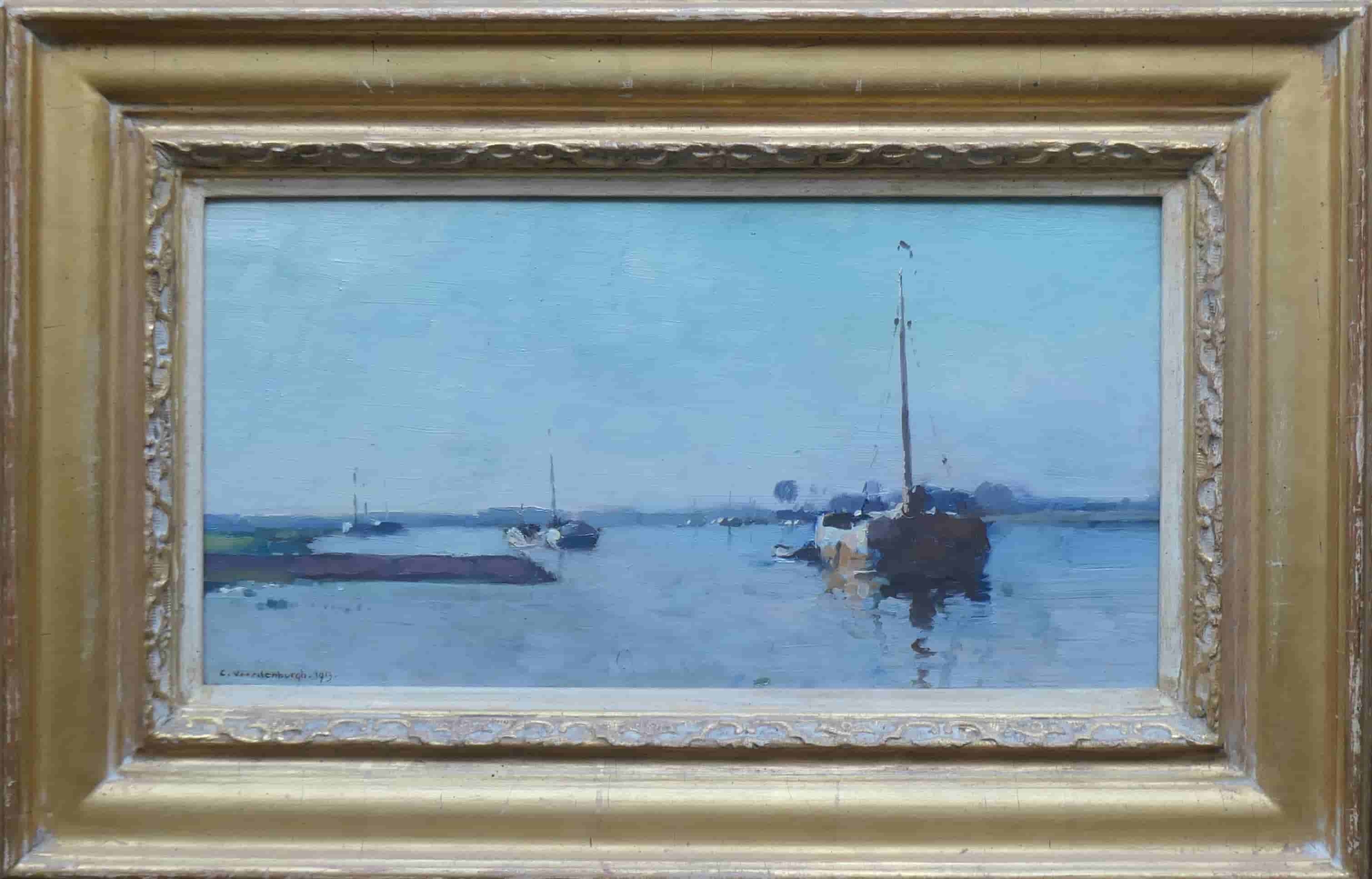 Cornelis Vreedenburgh - IJssel (met lijst)