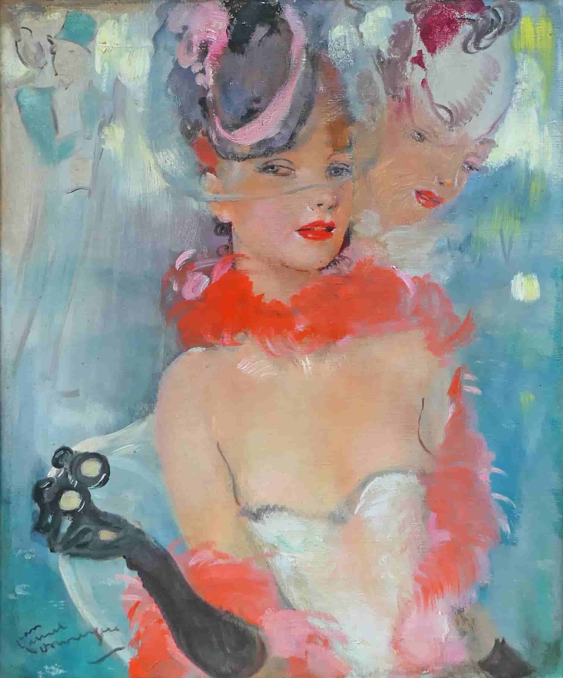 Jean-Gabriel Domergue - Sortie de l'opera