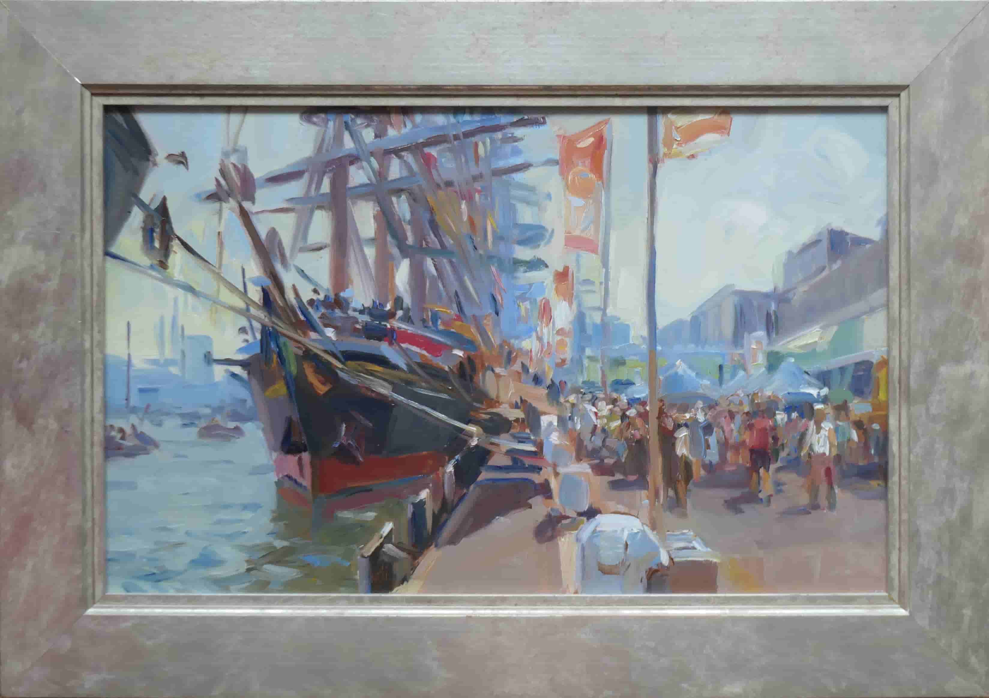 Hans Versfelt - Clipper Amsterdam (met lijst)