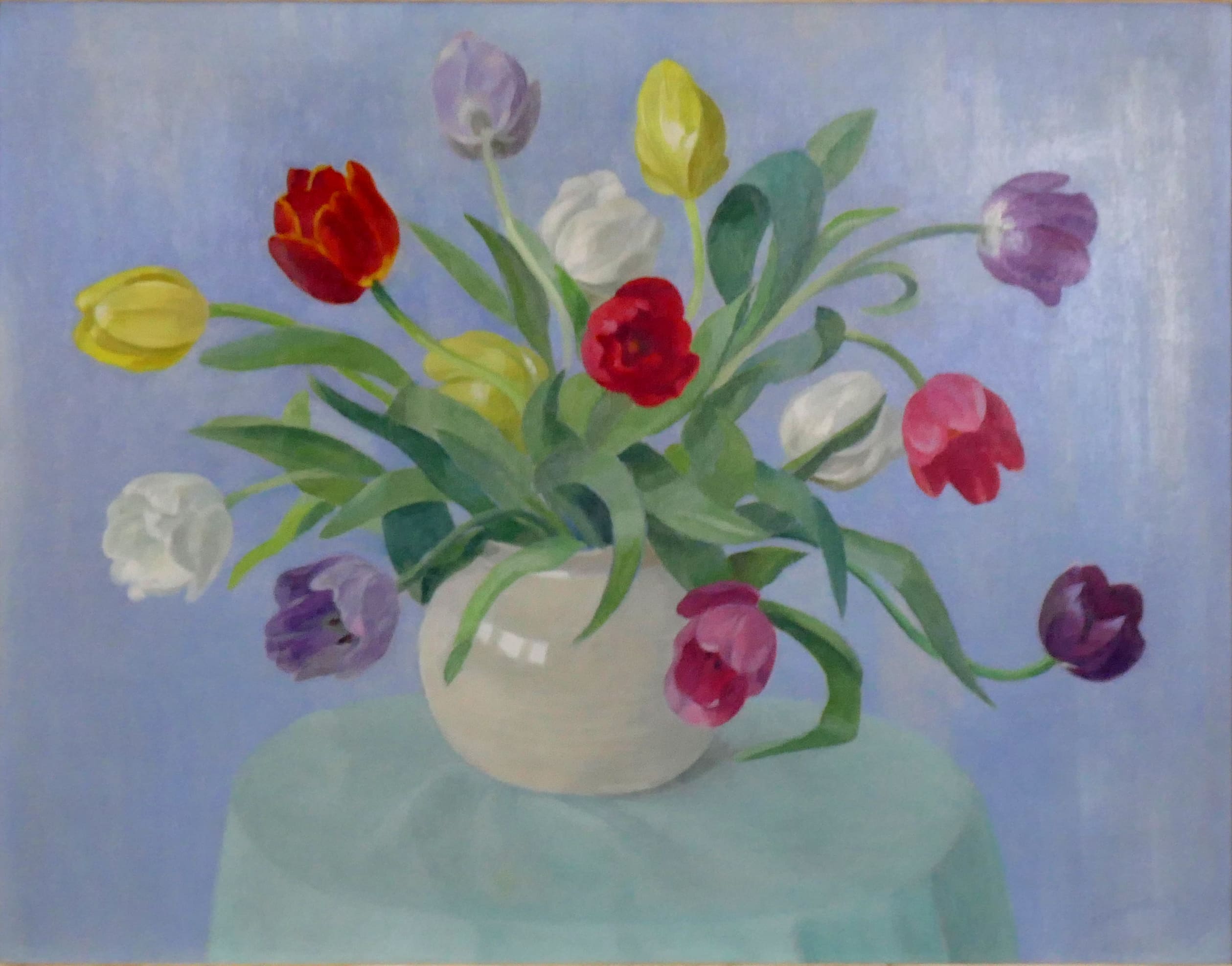 Tulpen in vaas zonder lijst