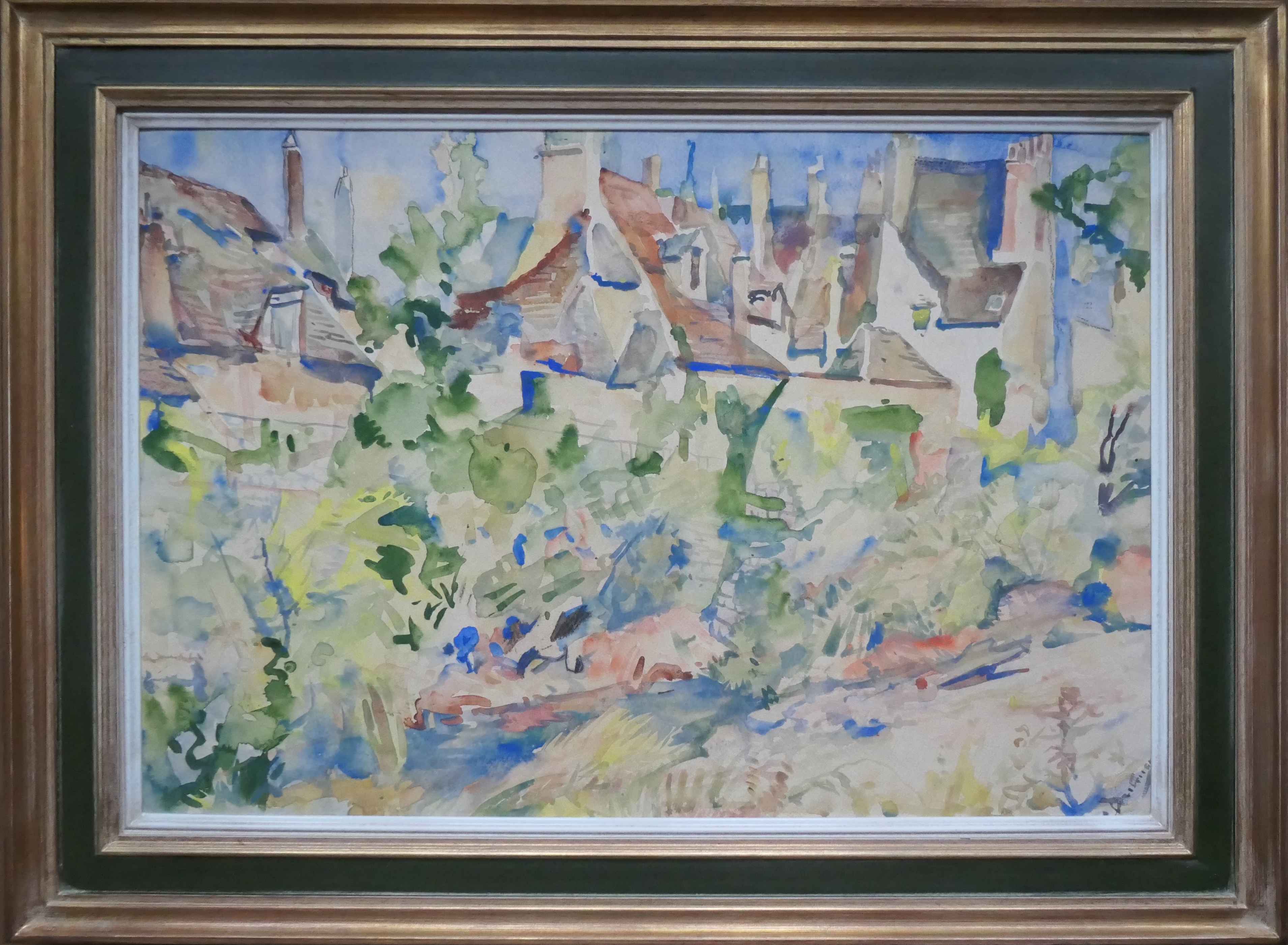 Dorpje in Frankrijk zonder lijst